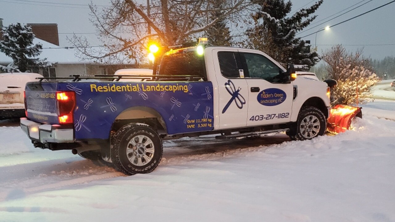 Residential Snow Removal Calgary Fiddler's Green Landscaping Inc