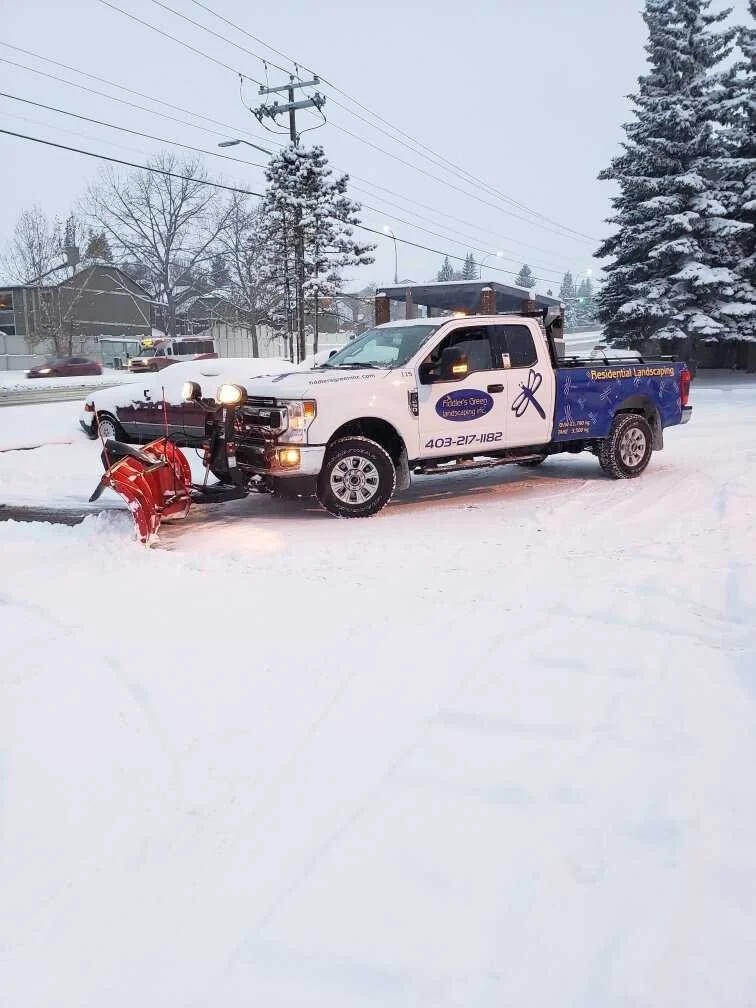 Residential Snow Removal Calgary Fiddler's Green Landscaping Inc