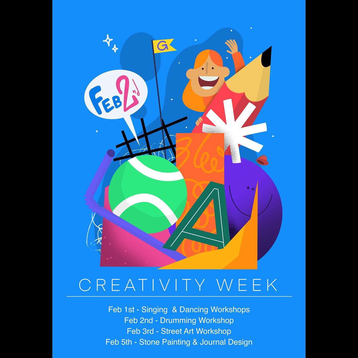 Today we are celebrating Creativity Week!
Students will be painting, dancing, singing and drumming in various workshops thought the week to help express and celebrate creativity in our school environment. 

#DublinSchools #ETSS #EducateTogetherSecond
