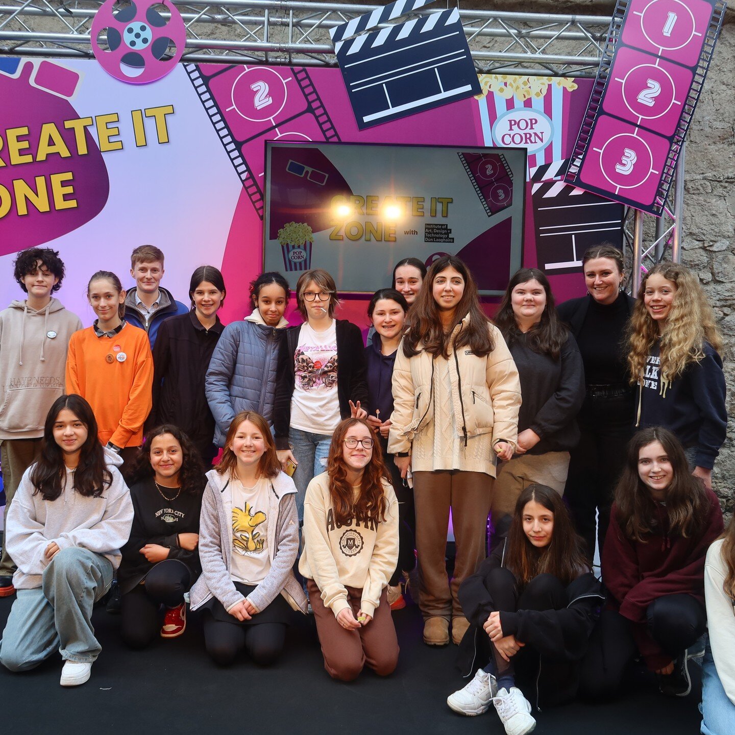 Smashing morning at the iWish event at the RDS yesterday which was promoting Women in STEM. The 1st years who study a T4 subject or coding attended the event and had a ball!