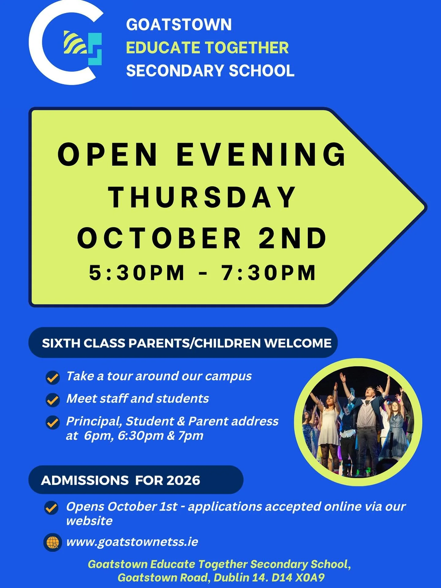 We warmly invite prospective parents and students to our Open Evening! 
This is a wonderful opportunity to meet our staff, tour our facilities, and learn more about the exceptional education we provide. 
We look forward to welcoming you all on the ni