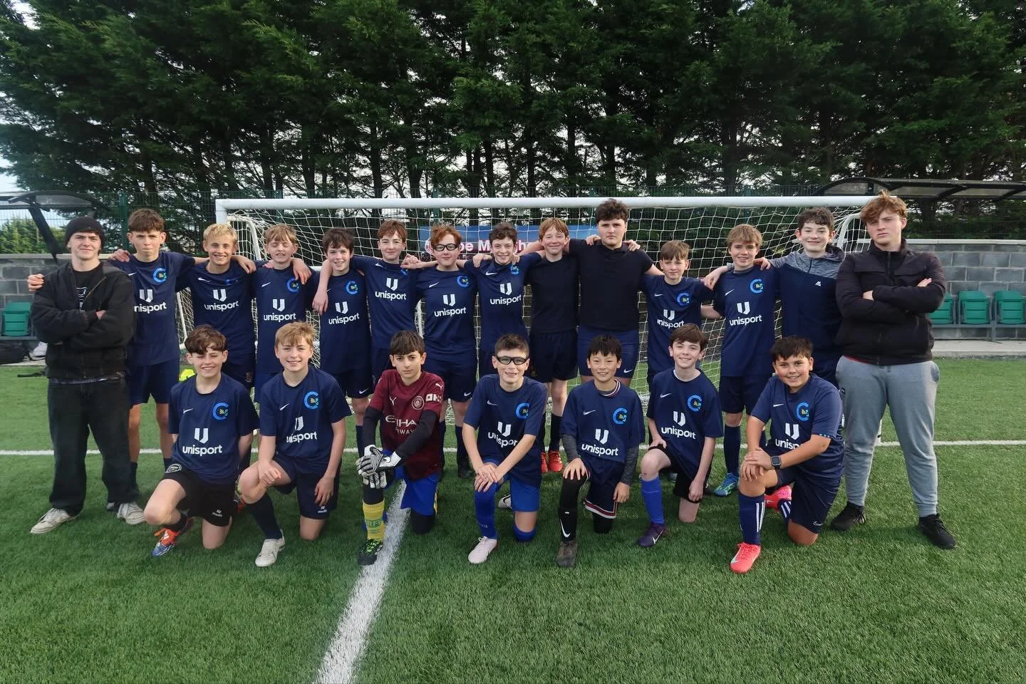 The 1st Year soccer team have been very busy in recent weeks! They faced St. Killian&rsquo;s in a friendly match that finished in a hard-fought 2-2 draw.
&nbsp;
The team then made the trip to Tallaght for the second round of the First Year Cup, secur