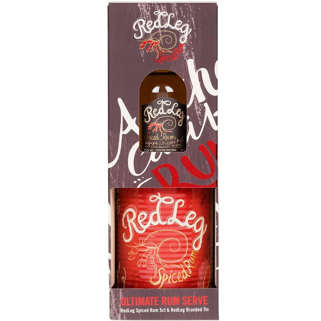 Miniature & Tin Cup Gift Pack — RedLeg Rum