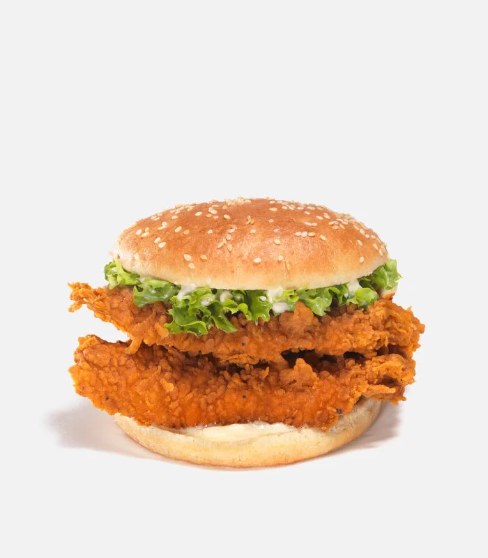 DOUBLE CHICKEN BURGER