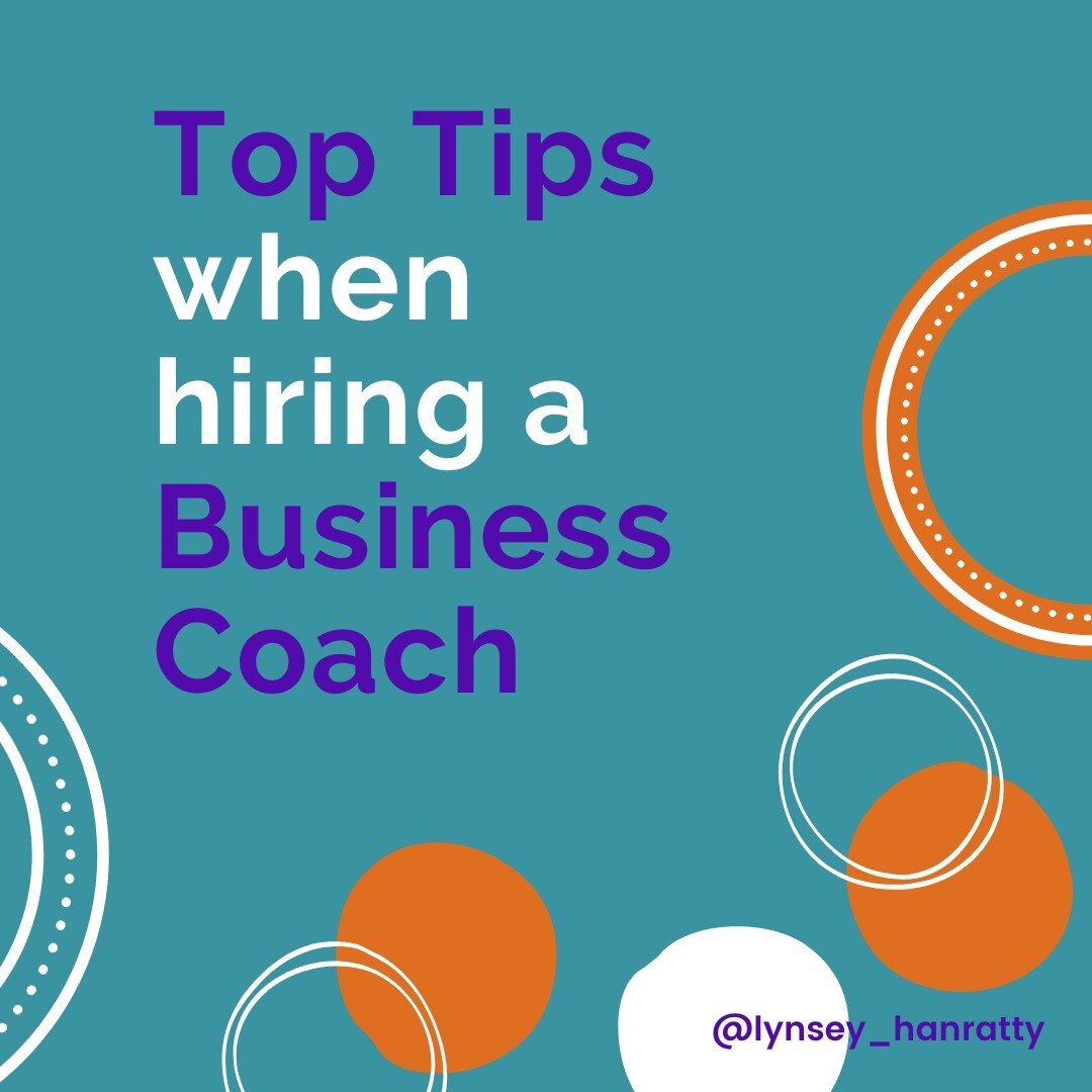 🌈 New blog online today discussing my top tips when hiring a business coach, a podcast will be available on the same topic soon!

👀 If you're planning to hire a business coach but don't know where to start, check out the blog for tips on

- why you