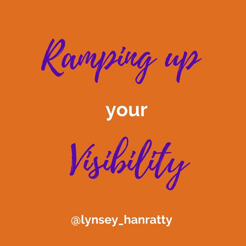 👀 NEW BLOG!

➡️ Check out my new blog today all about Ramping up your Visibility - for those of us who prefer to lurk in the shadows than show our faces!

😎 Lots of tips to help you get accustomed to your own way of being visible, not whatever soci