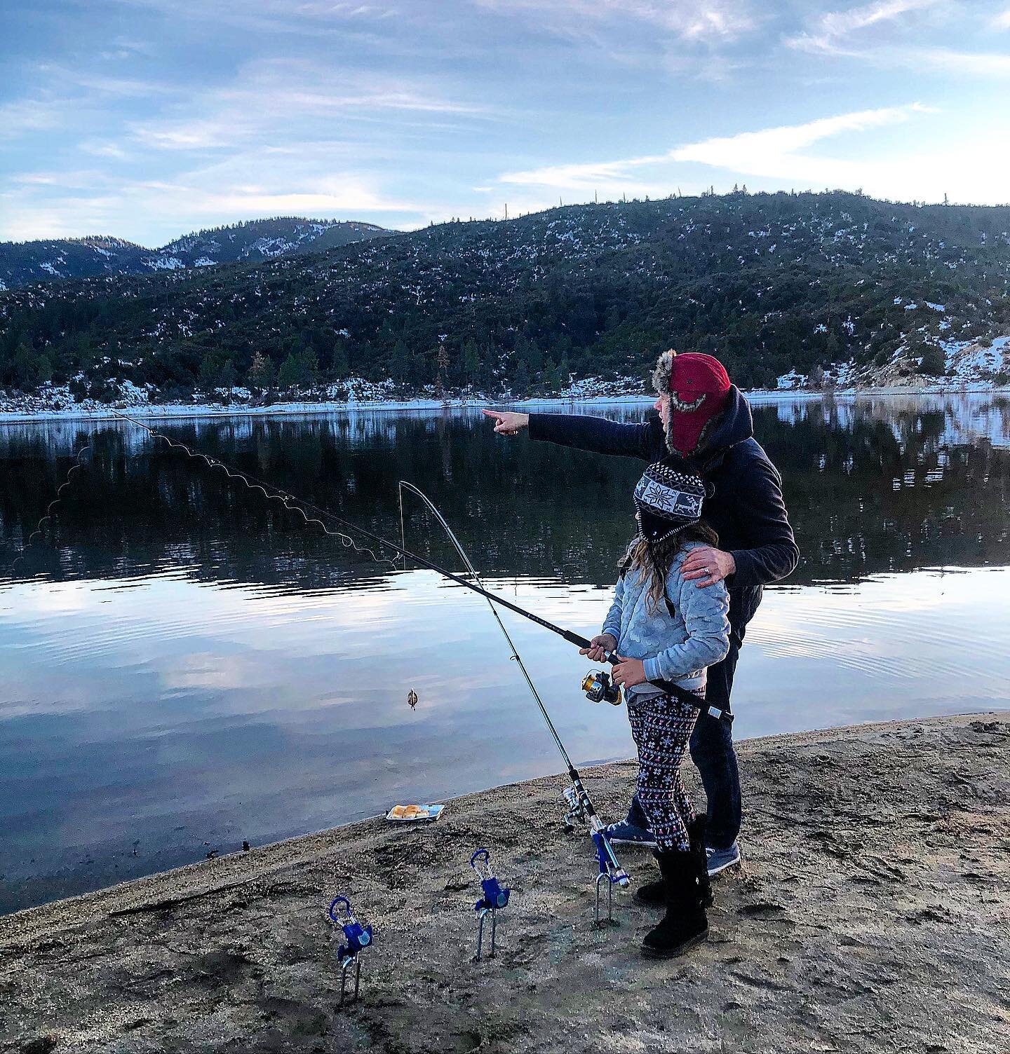 Fishing &amp; Camping is just perfect together #lovefishing #fishing #lovecamping #rvshare #outdoorsy #california #californiawilderness #glamping #glampingcalifornia #glampers #glamperscalifornia #glampersca #rvtravel #airstream #traveltrailer #calif