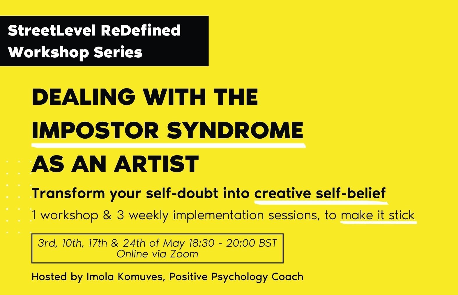 Dealing with the Impostor Syndrome as an Artist