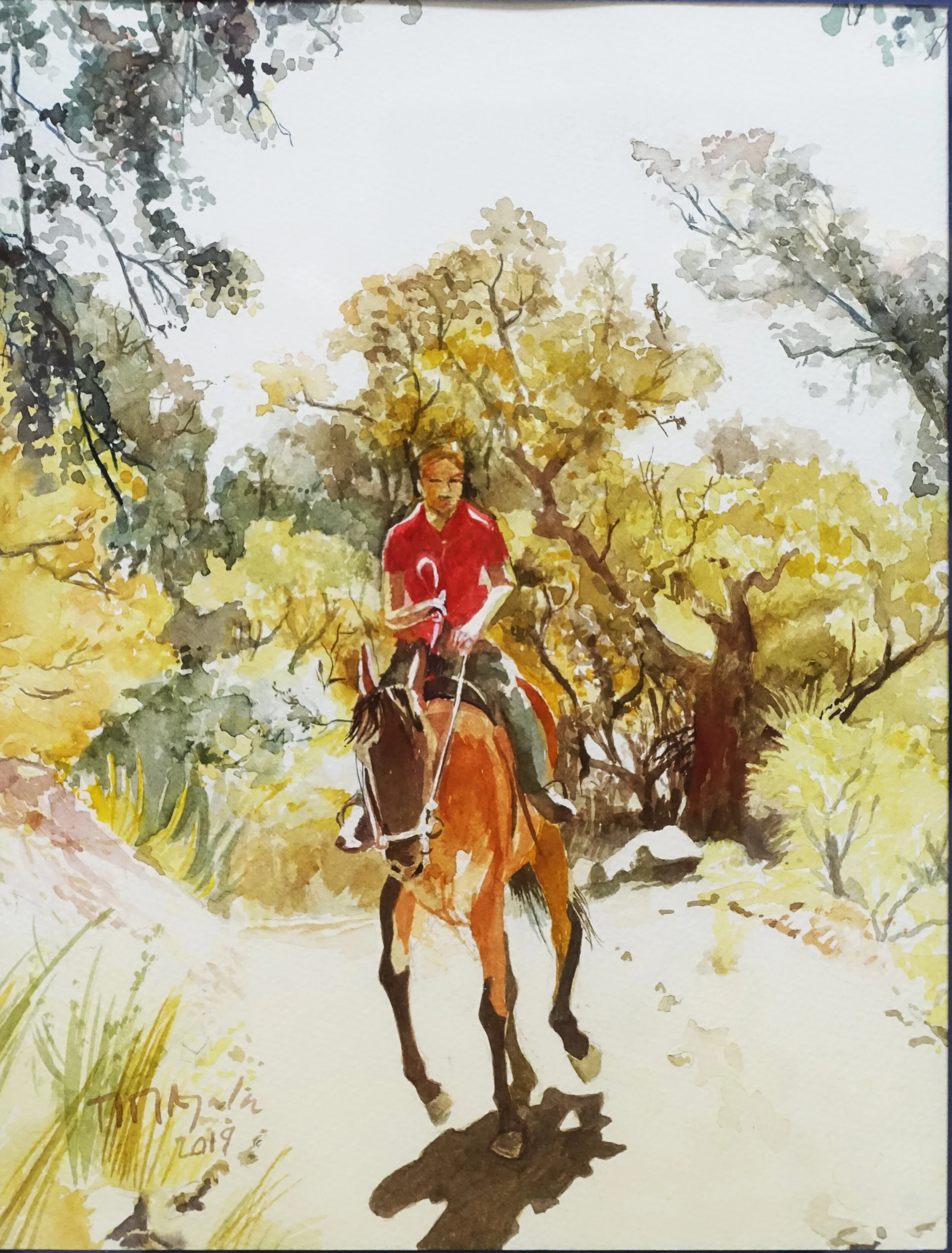 “Paseo a caballo I” 2017