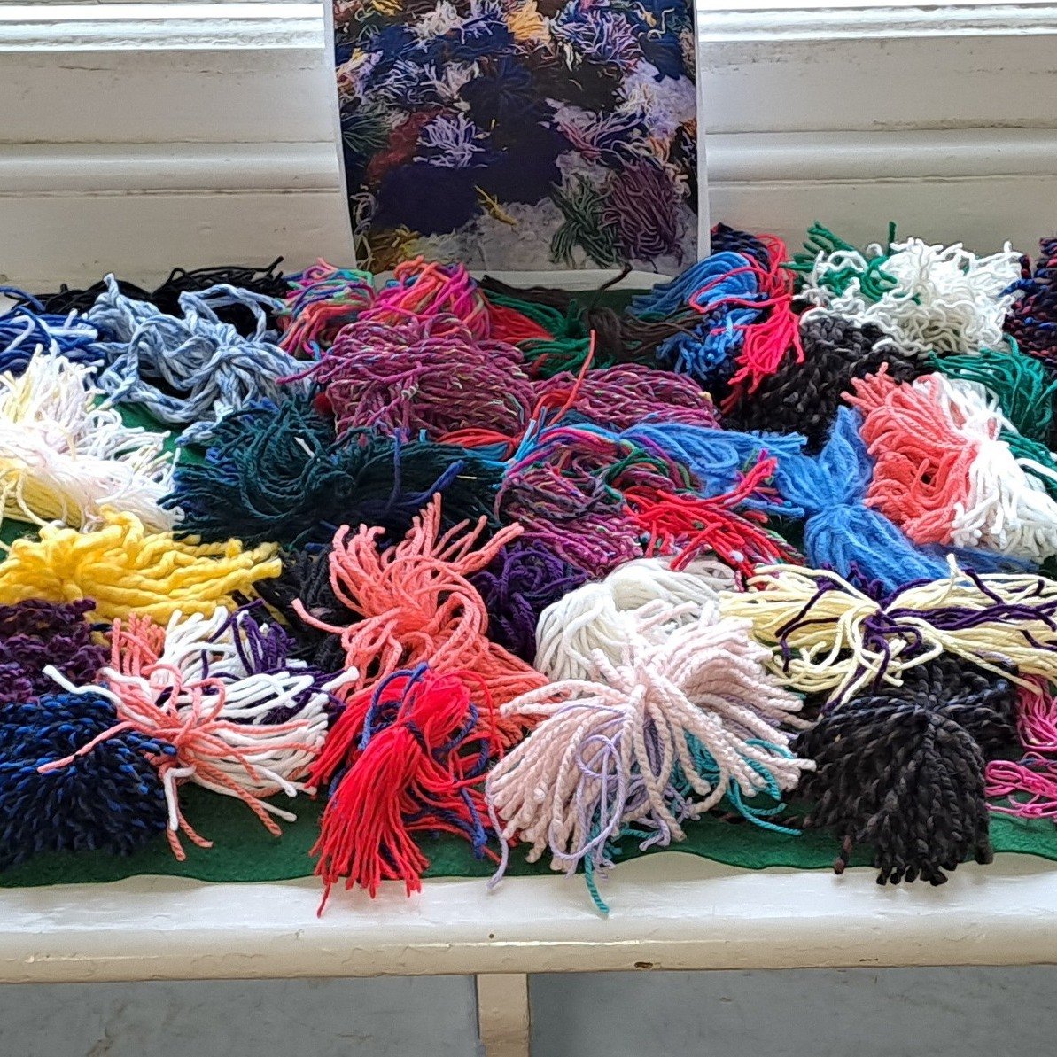 Join in with pompom making for The Mossy Carpet at A la Ronde - National Trust on Saturday 14th June, 11am - 3pm

Part of Carer's Week with Devon Carers at Westbank - everyone welcome to go along and join in, take a mindful moment with creativity &am
