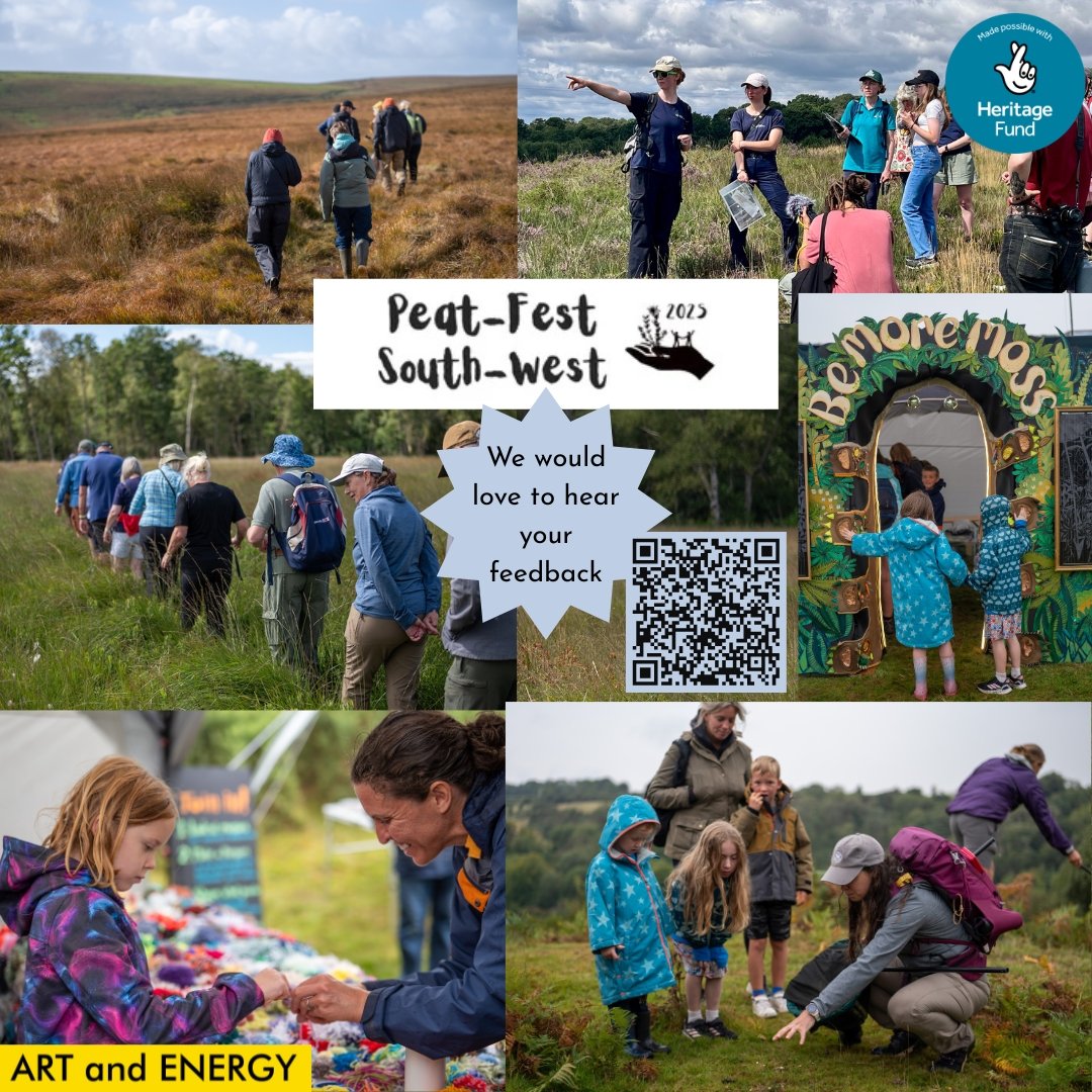 If you've joined us for a Peat-Fest South-West event this year then we'd really love to hear your feedback.

If we met you in Cornwall, Dartmoor, Exmoor, Dorset and/or Somerset for either a public event or a youth workshop or maybe you celebrated our