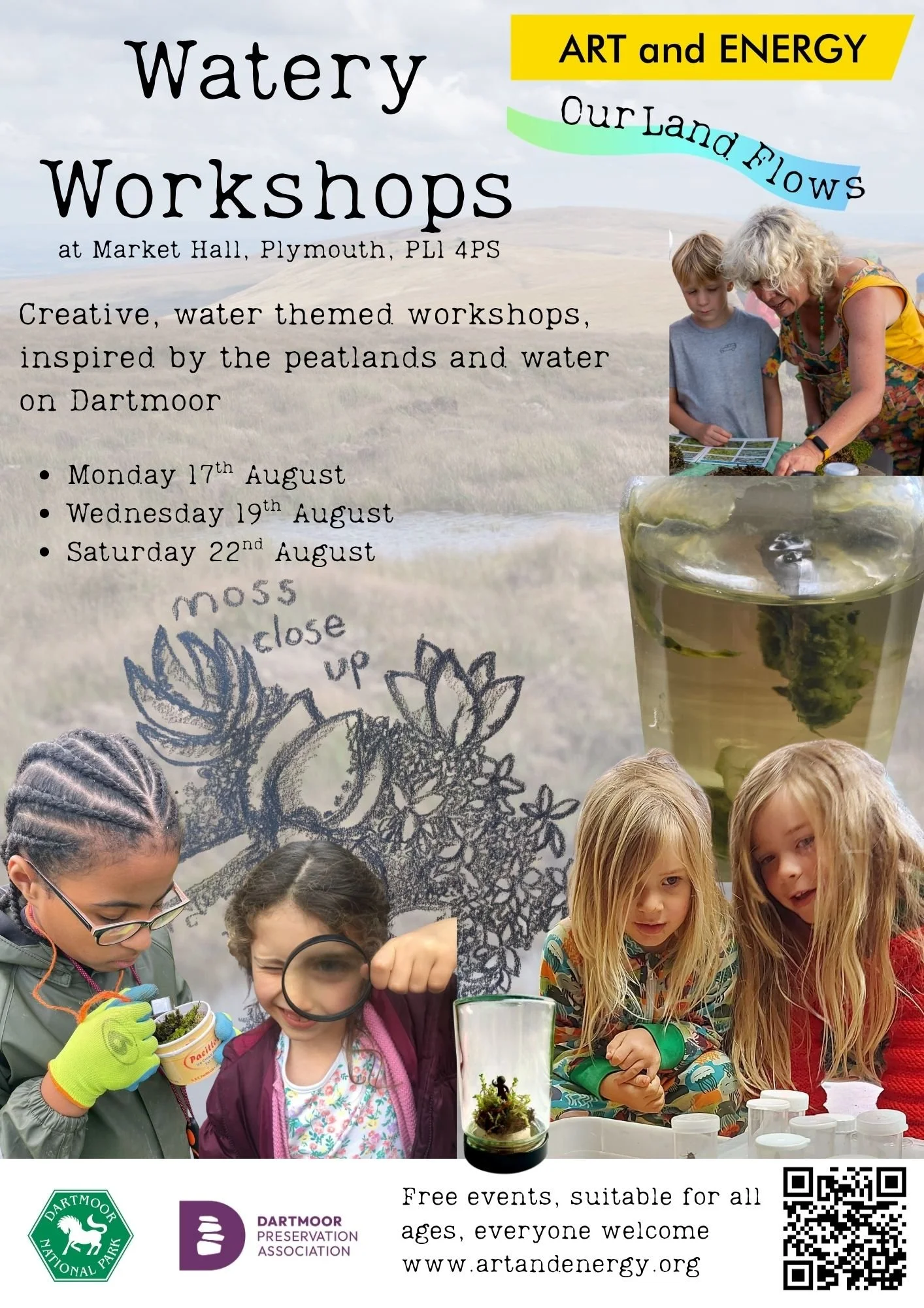 Our Land Flows...from Peat to Pipe: Watery Workshops at Market Hall, Plymouth