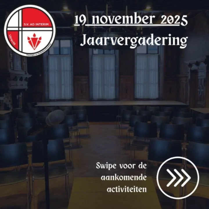 Wees welkom bij onze activiteiten!

Studievereniging Ad Interim organiseert lezingen, excursies en andere activiteiten met het oogmerk om de theologie te bevorderen en uit te dragen. Met ruim zestig leden is het de grootste en snelst groeiende theolo