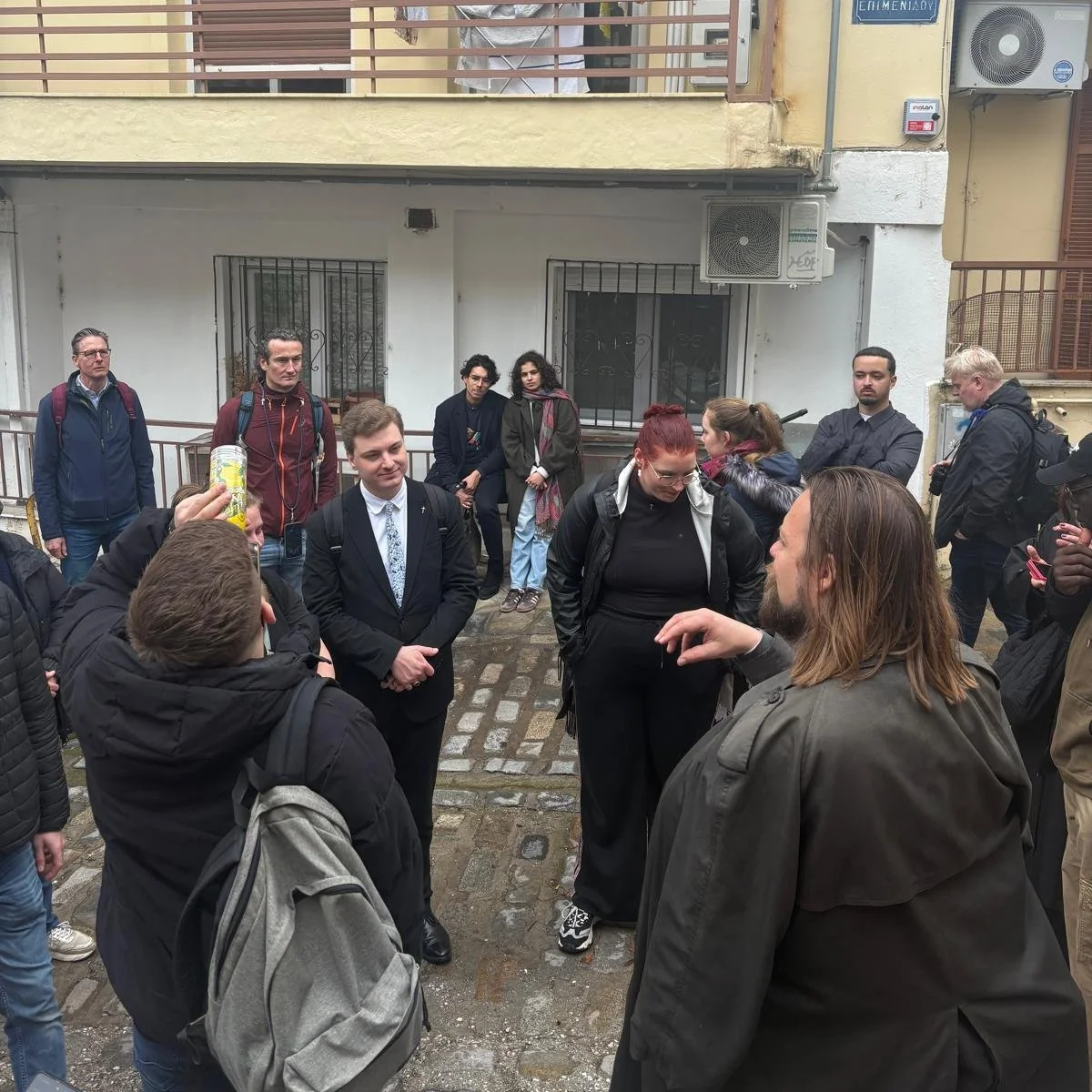 Op dinsdag 17 februari, de derde dag van de studiereis, hadden de deelnemers een vol programma, dat &lsquo;s morgens in Thessaloniki begon en &lsquo;s avonds eindigde in Kalambaka, zo&rsquo;n 230 kilometer naar het zuidwesten. De dag was extra bijzon