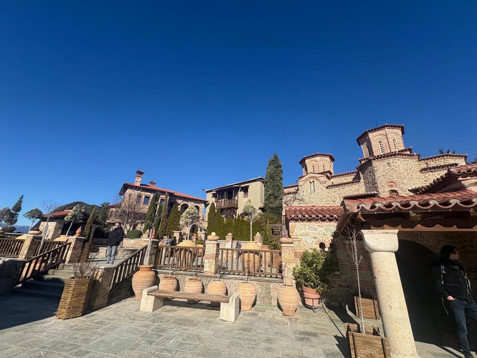 Drie kloosters en ούζο in Kalambaka op rustige vierde dag