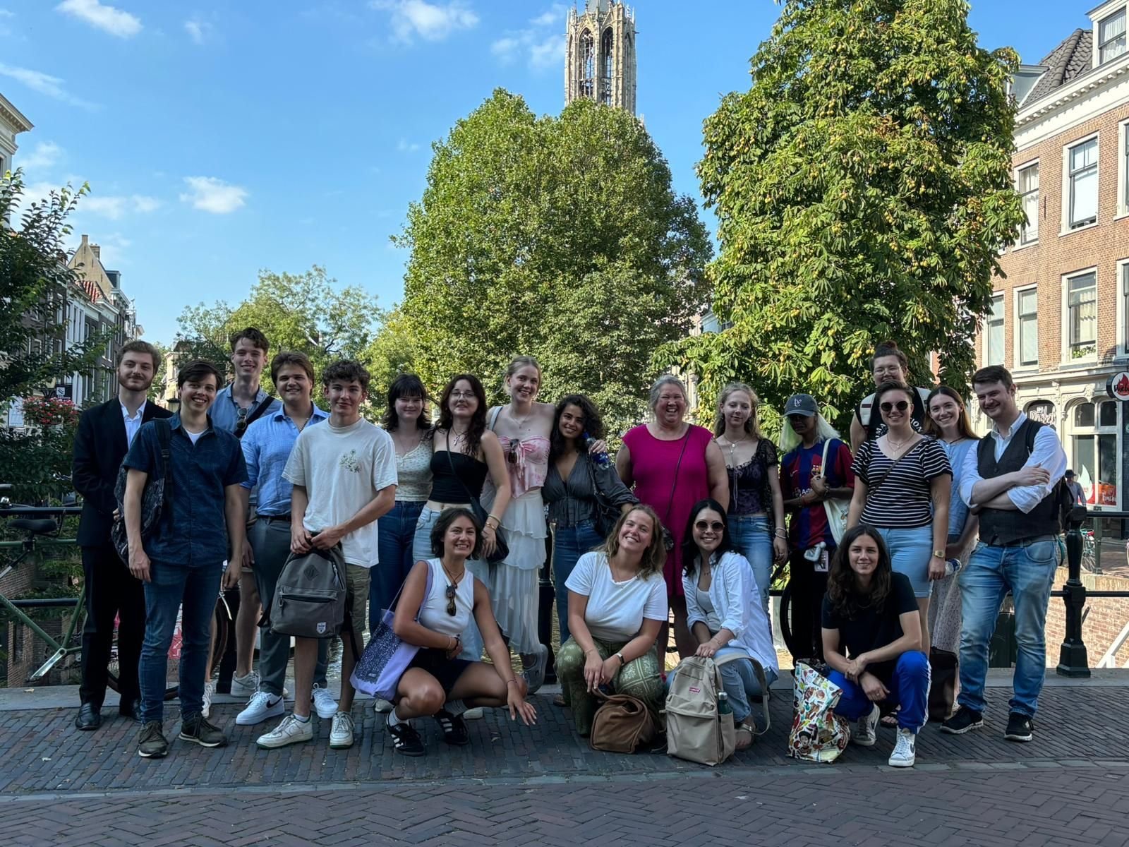 Enthousiaste nieuwe studenten