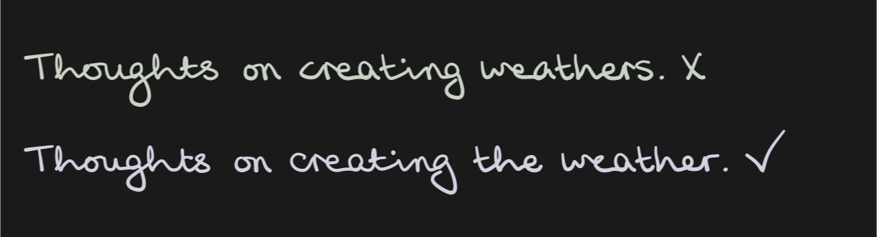 Meaningful Nonsense: How I generate sentences — Amy Goodchild