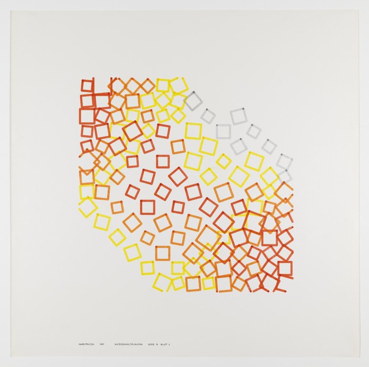 no title (1967), Frieder Nake
