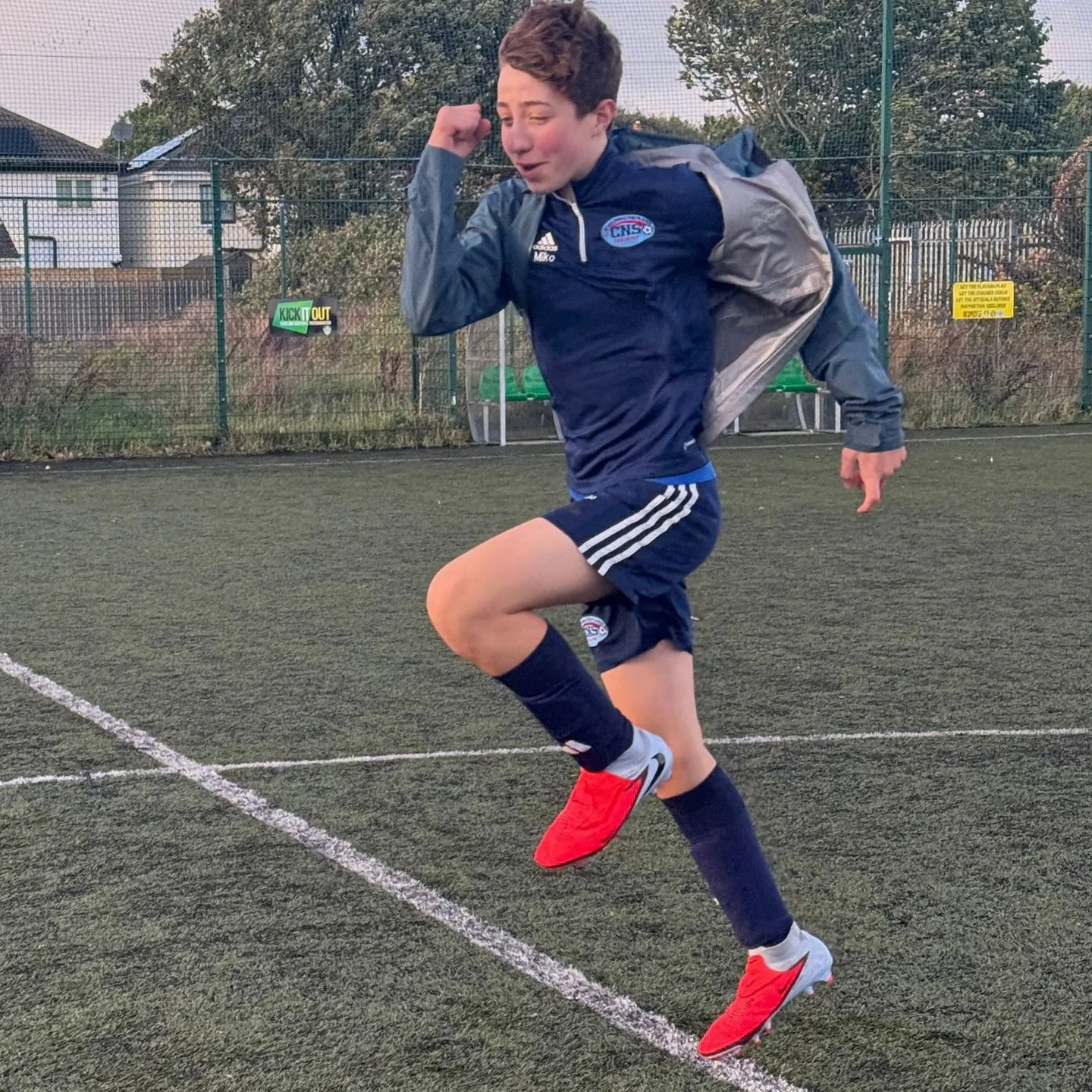 Storm Amy couldn&rsquo;t stop the grind 🌪️

Rain wind or shine &mdash;Proud of the commitment these kids bring to the pitch every Friday 🙌

Book your place now at CNS Coaching 🔵⚽️🔥 

#NoDaysOff #FootballFamily #StormAmy #FutureStars #Dedication
#
