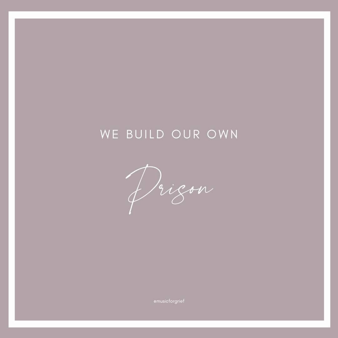 We build our own prison. 
We do it because we think we have to be someone, because we are competitive, because society or family expects something from us. We do it for acceptance.
Is our life worthwhile? Is our contribution worthy of esteem or statu
