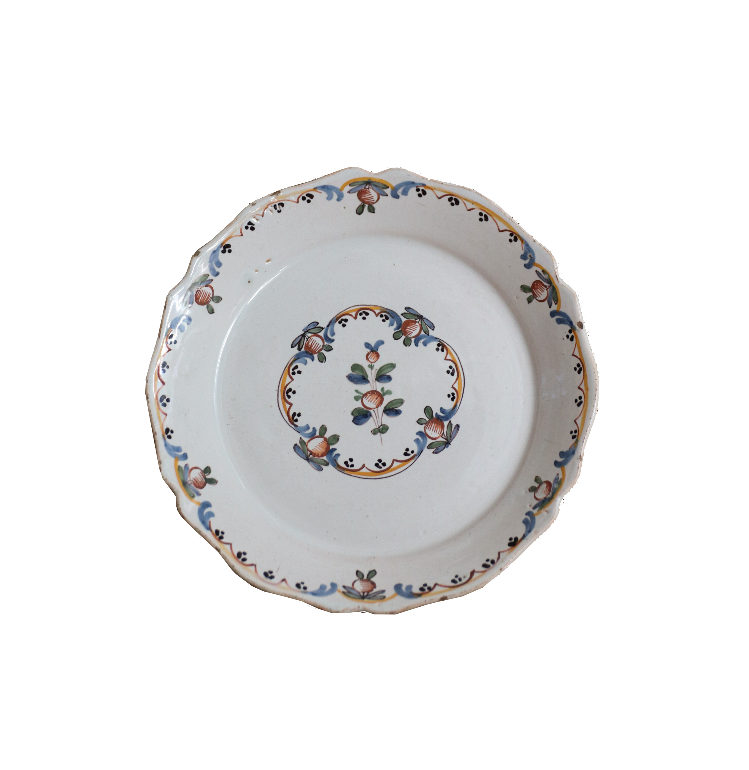 French Folk Plate