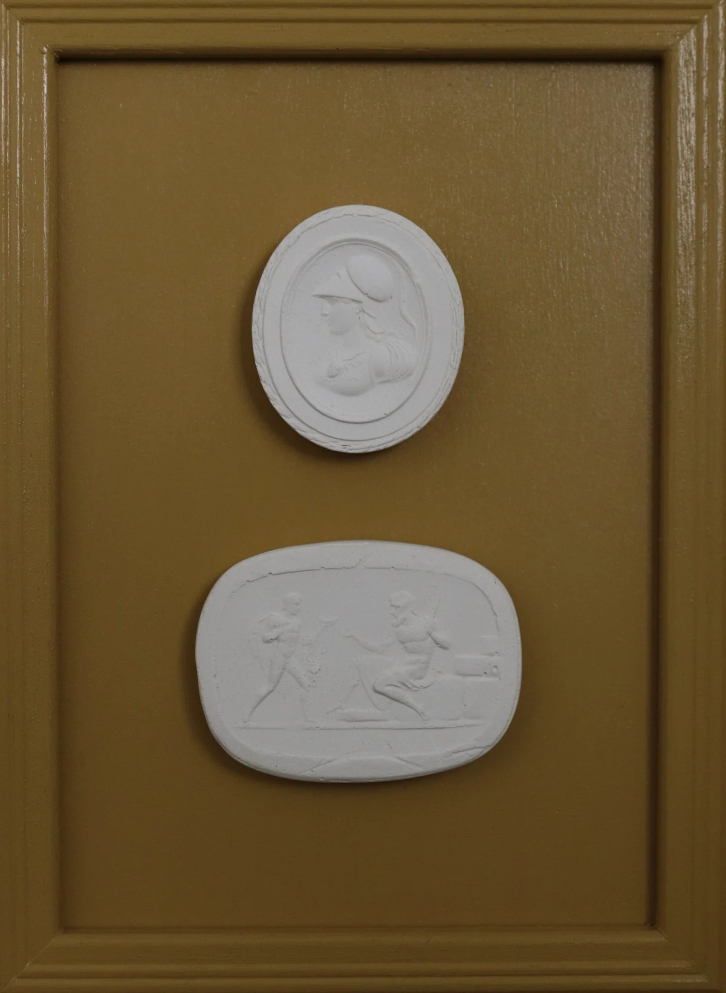 Framed Intaglios in Tumeric