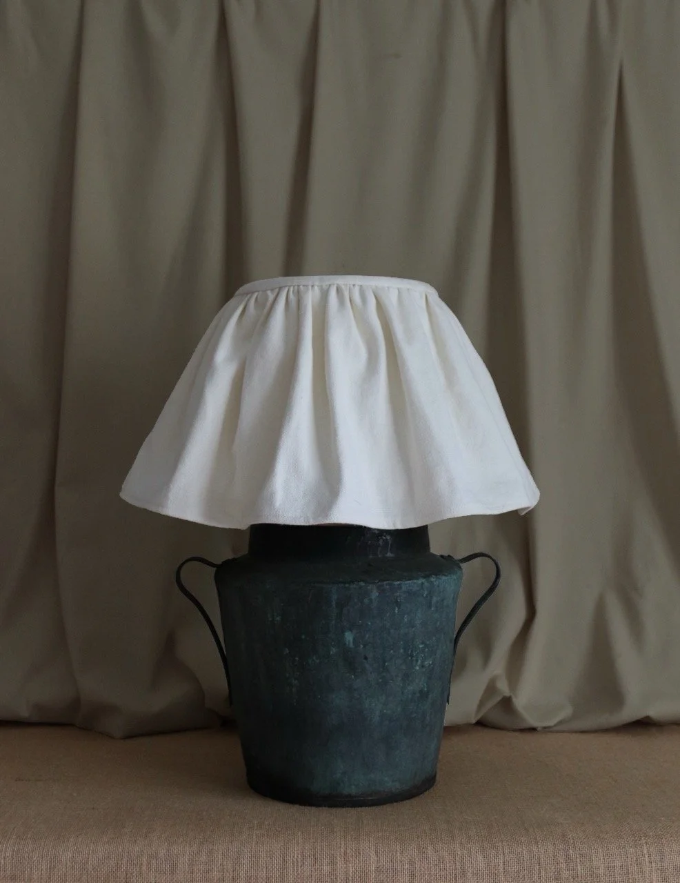 Antique Copper Jar Lamp