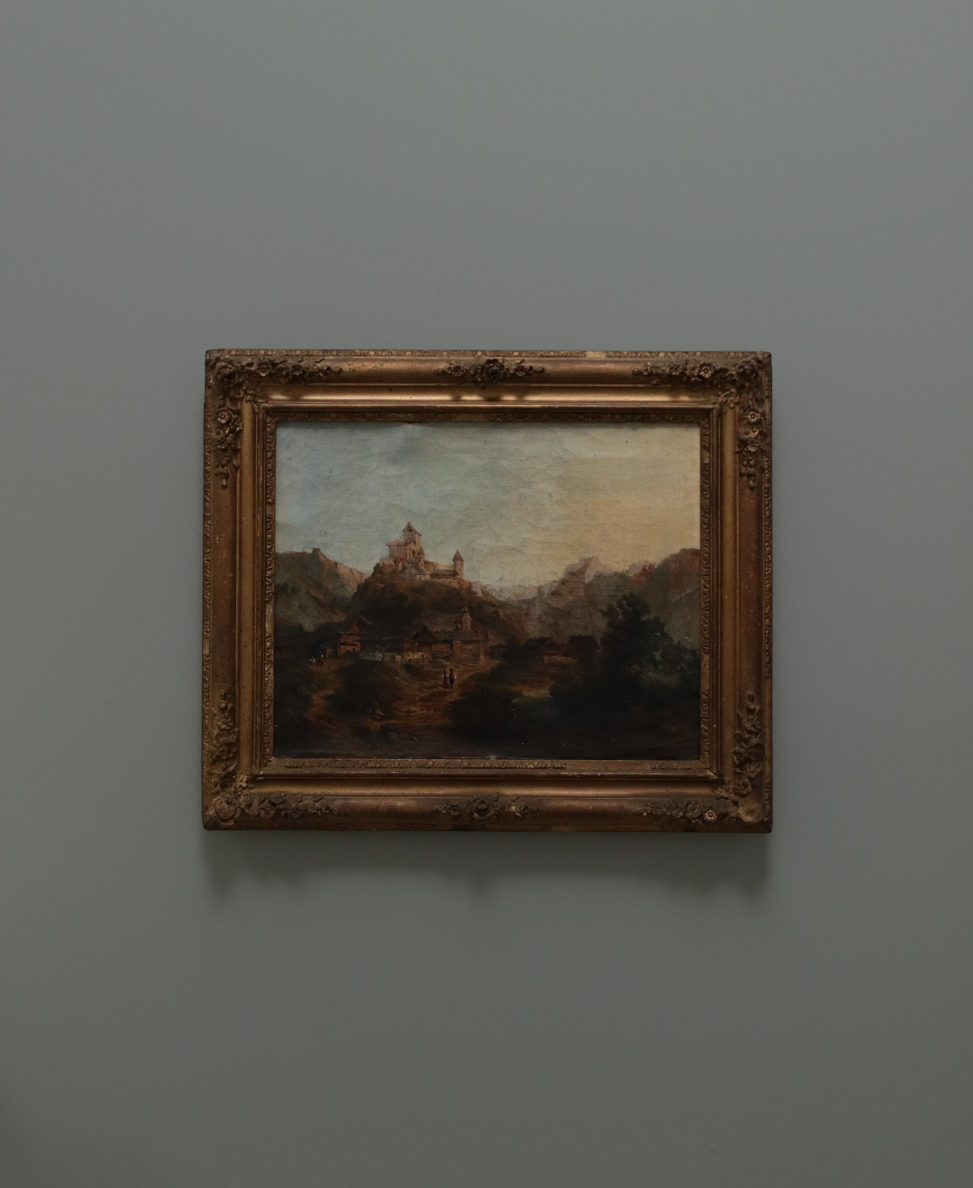 French 19thC Oil Landscape