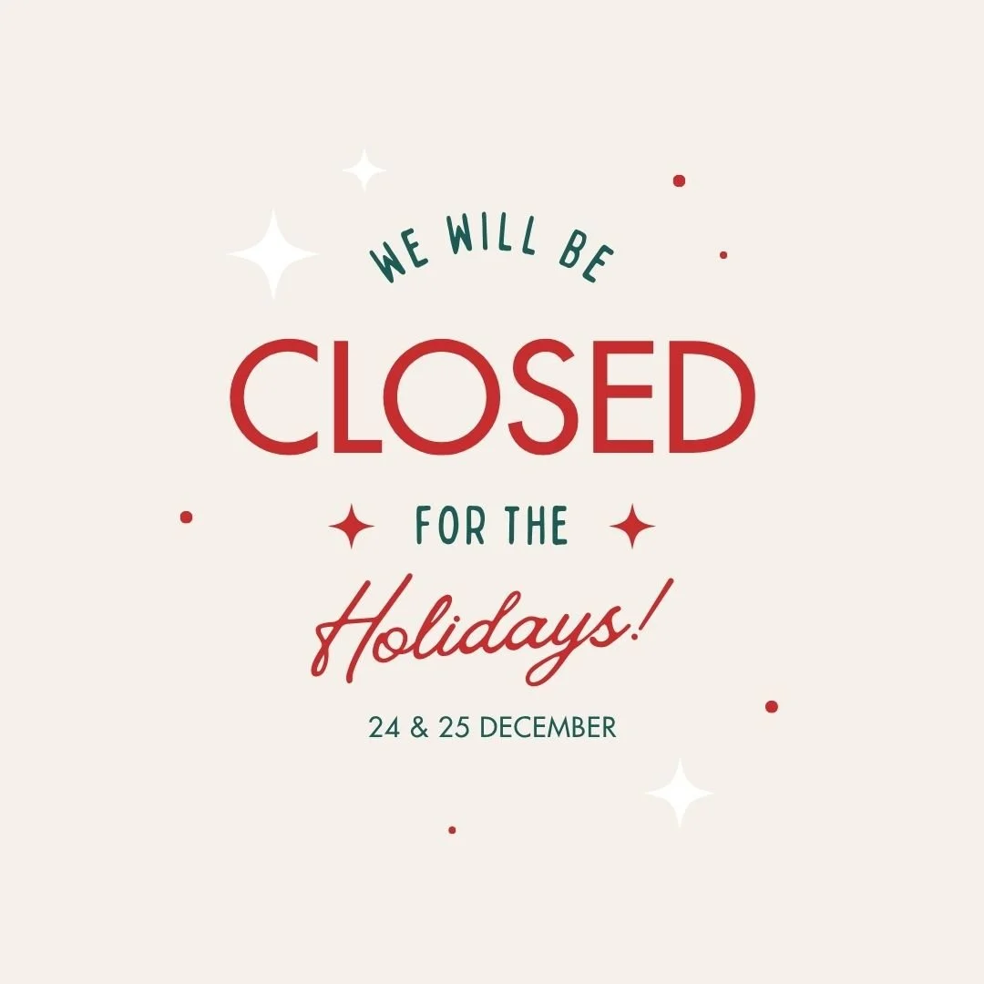 Closed for Holidays
