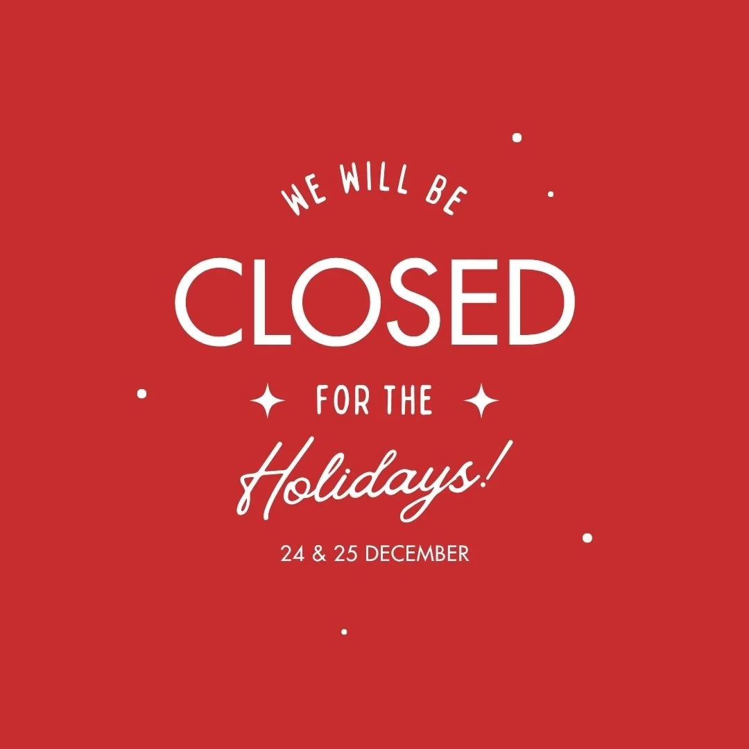 Closed for Holidays