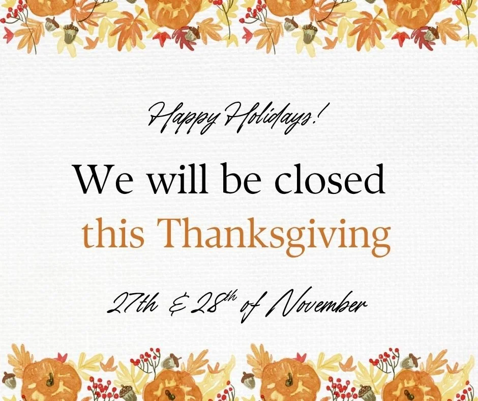 Closed for Holidays