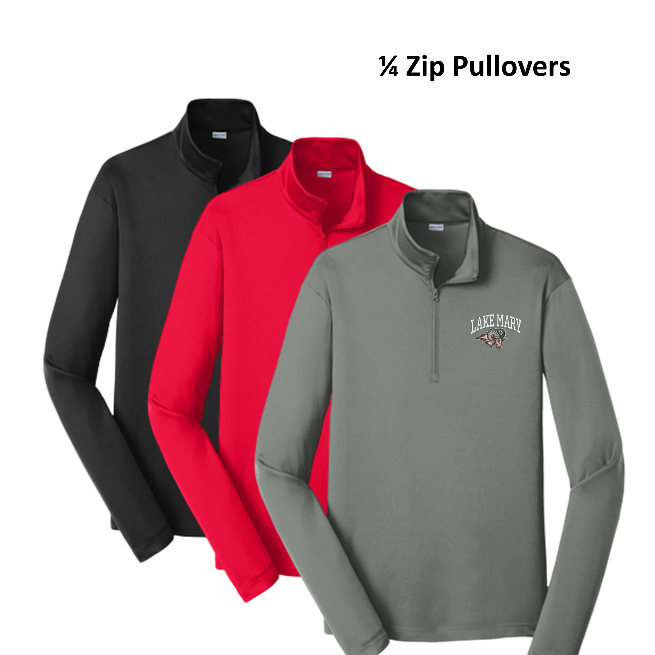 LM Staff-  Lake Mary Logo- PosiCharge Competitor 1/4-Zip Pullover (Copy)