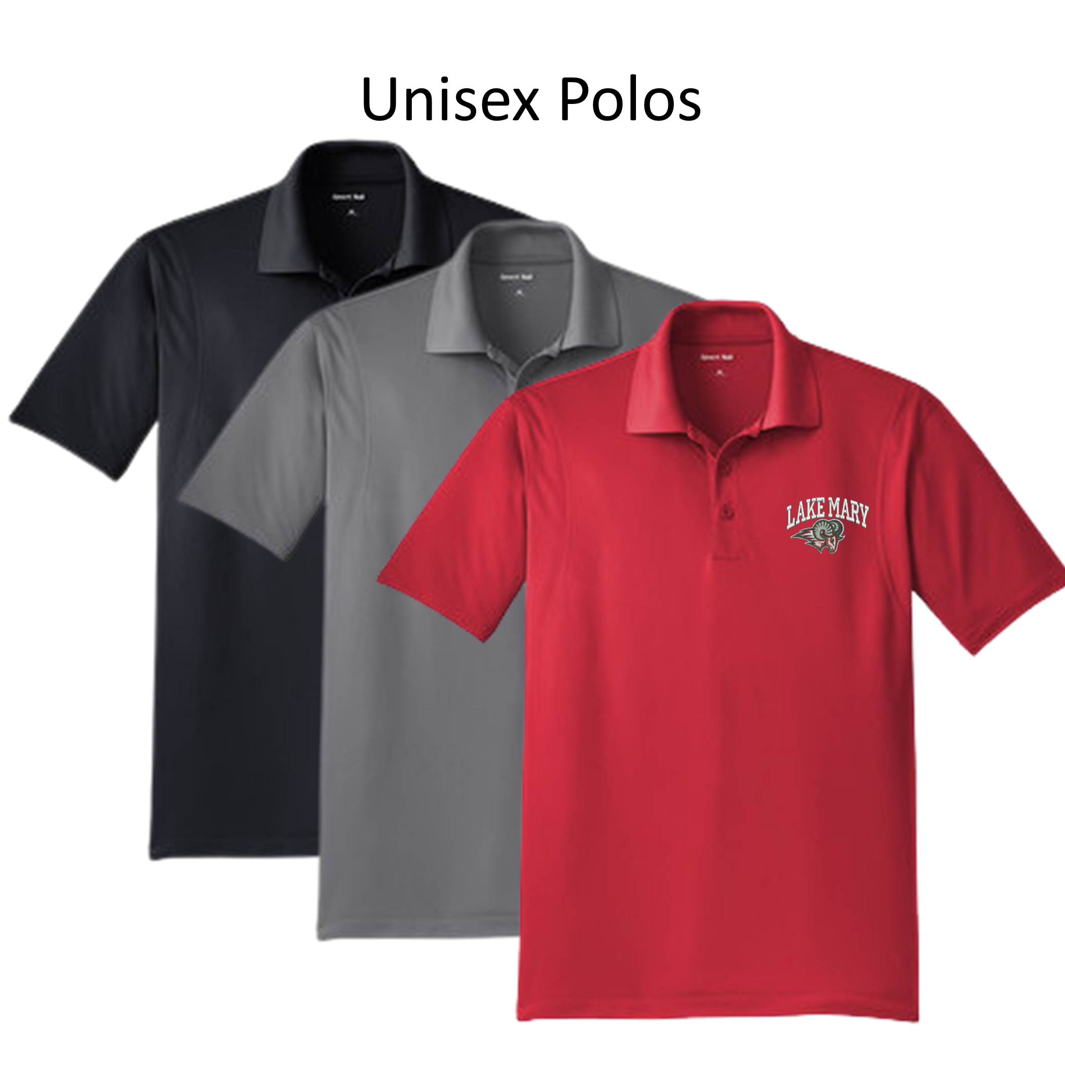 LM Staff- Lake Mary Logo - Micropique Sport-Wick Polo