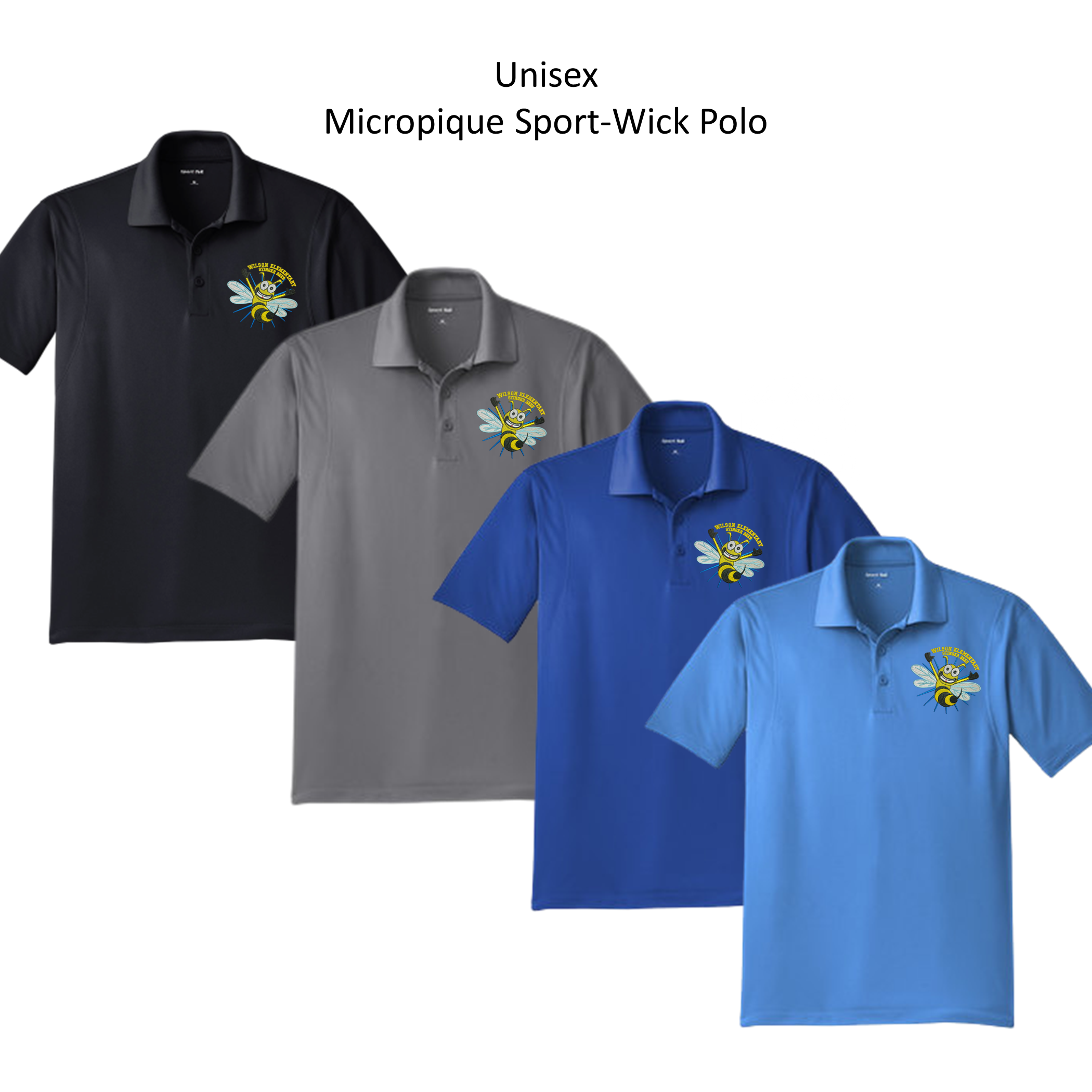 Wilson- Unisex- Sport-Tek Micropique Sport-Wick Polo