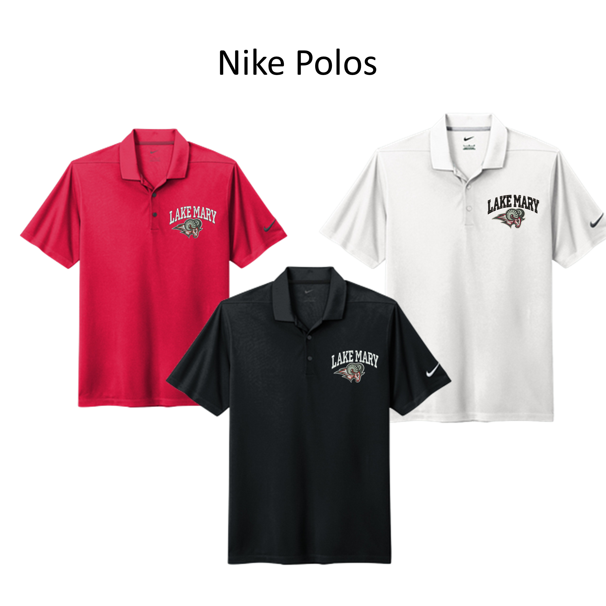 LM Staff-Lake Mary Logo- NIKE Polos- NKDC1963