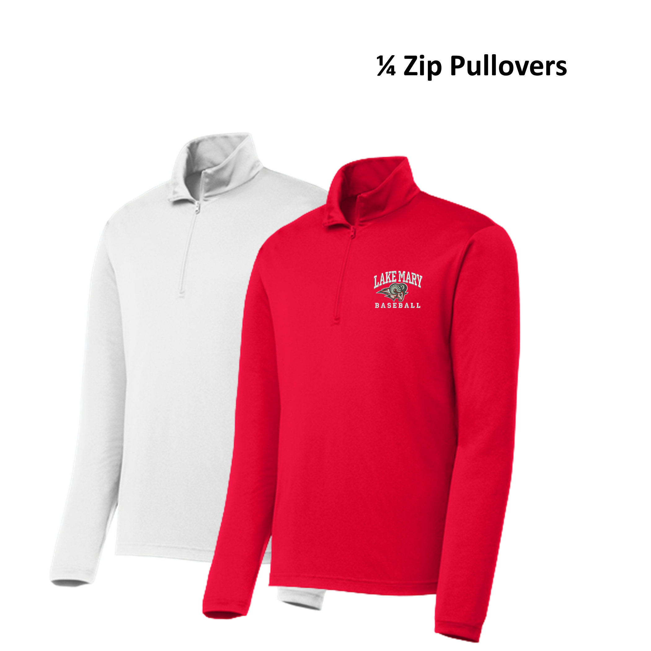 LM- Baseball- 1/4 Zip Pullover
