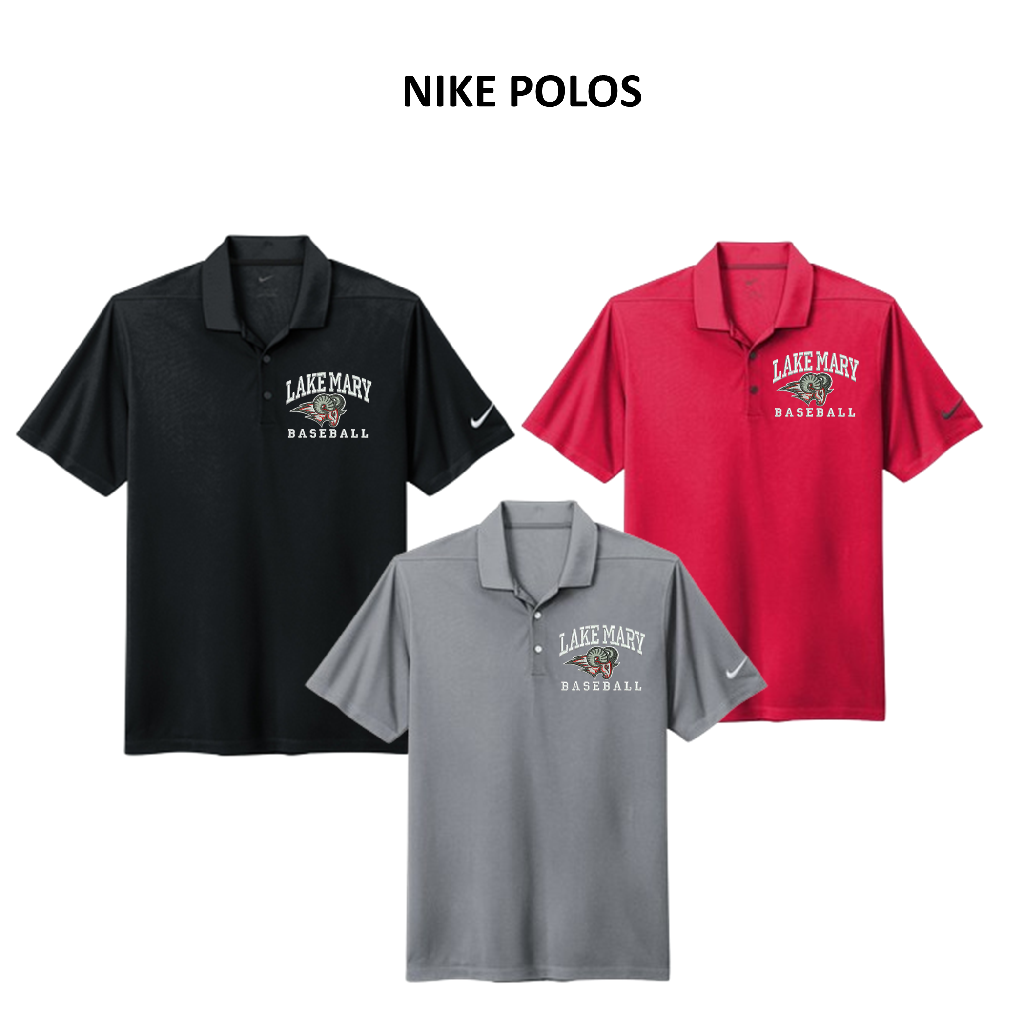 LM- Baseball-Nike Polos
