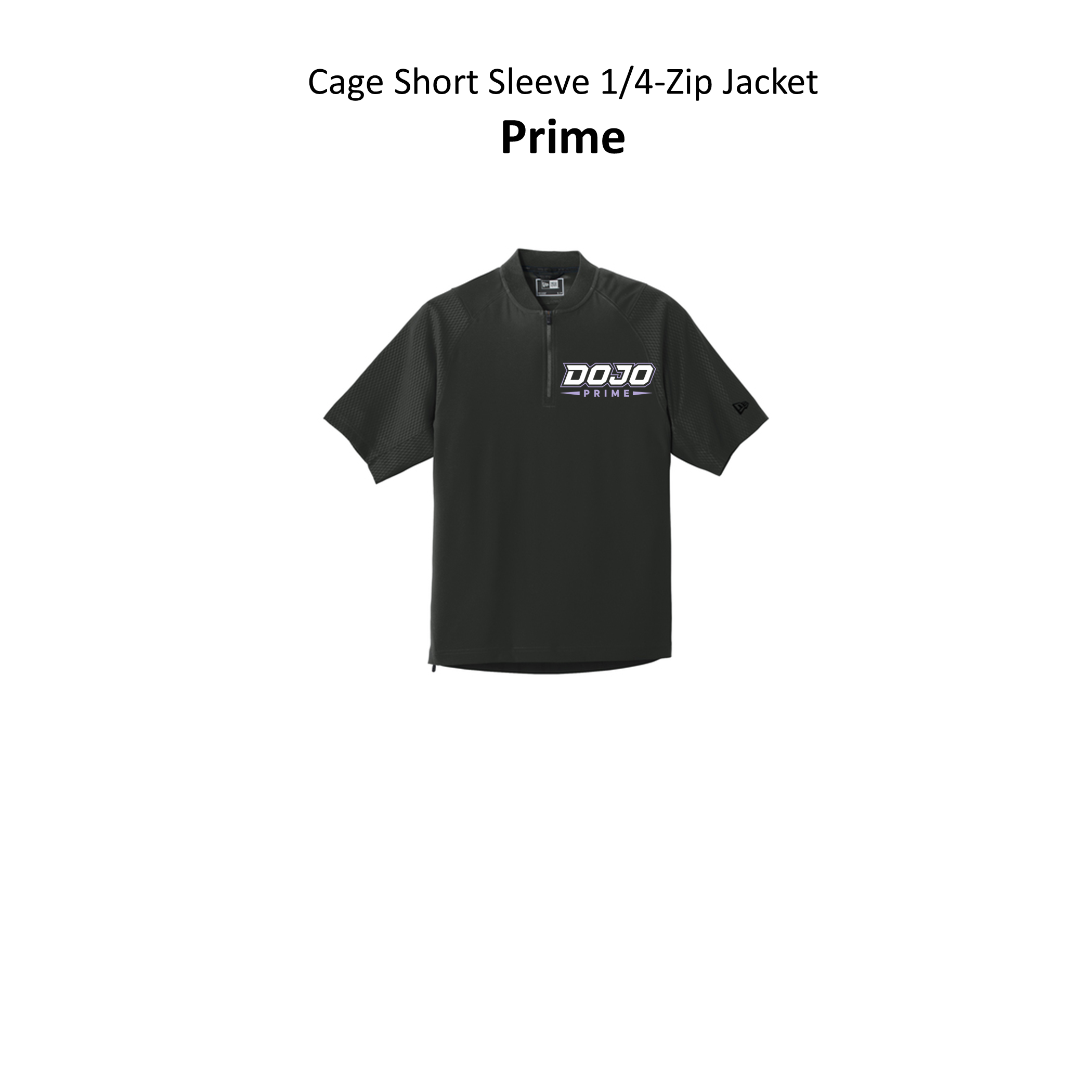 Dojo-Prime- Cage Short Sleeve 1/4-Zip Jacket-NEA600