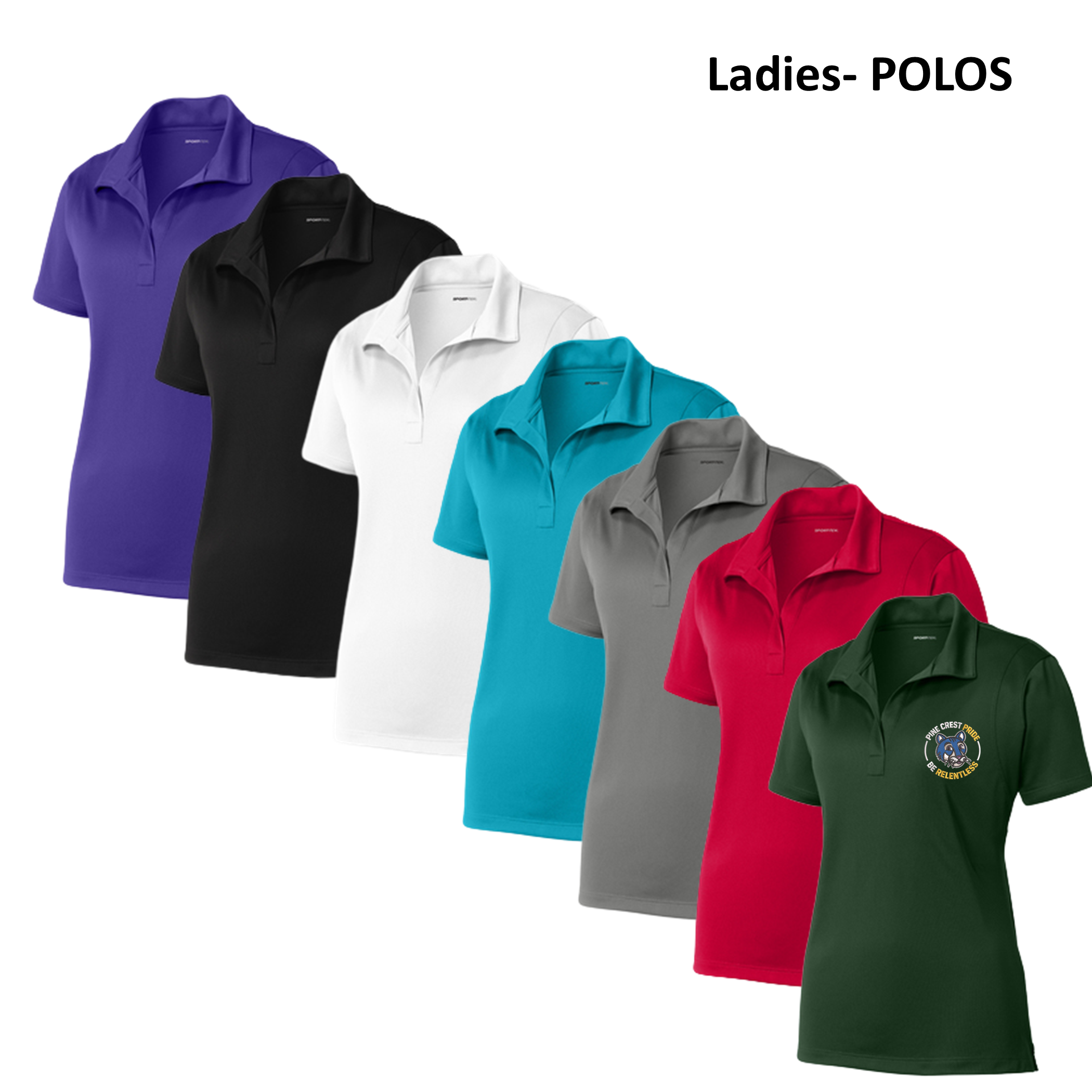 Pine Crest Ladies Micropique Sport Wick  Polo - New Logo 2026
