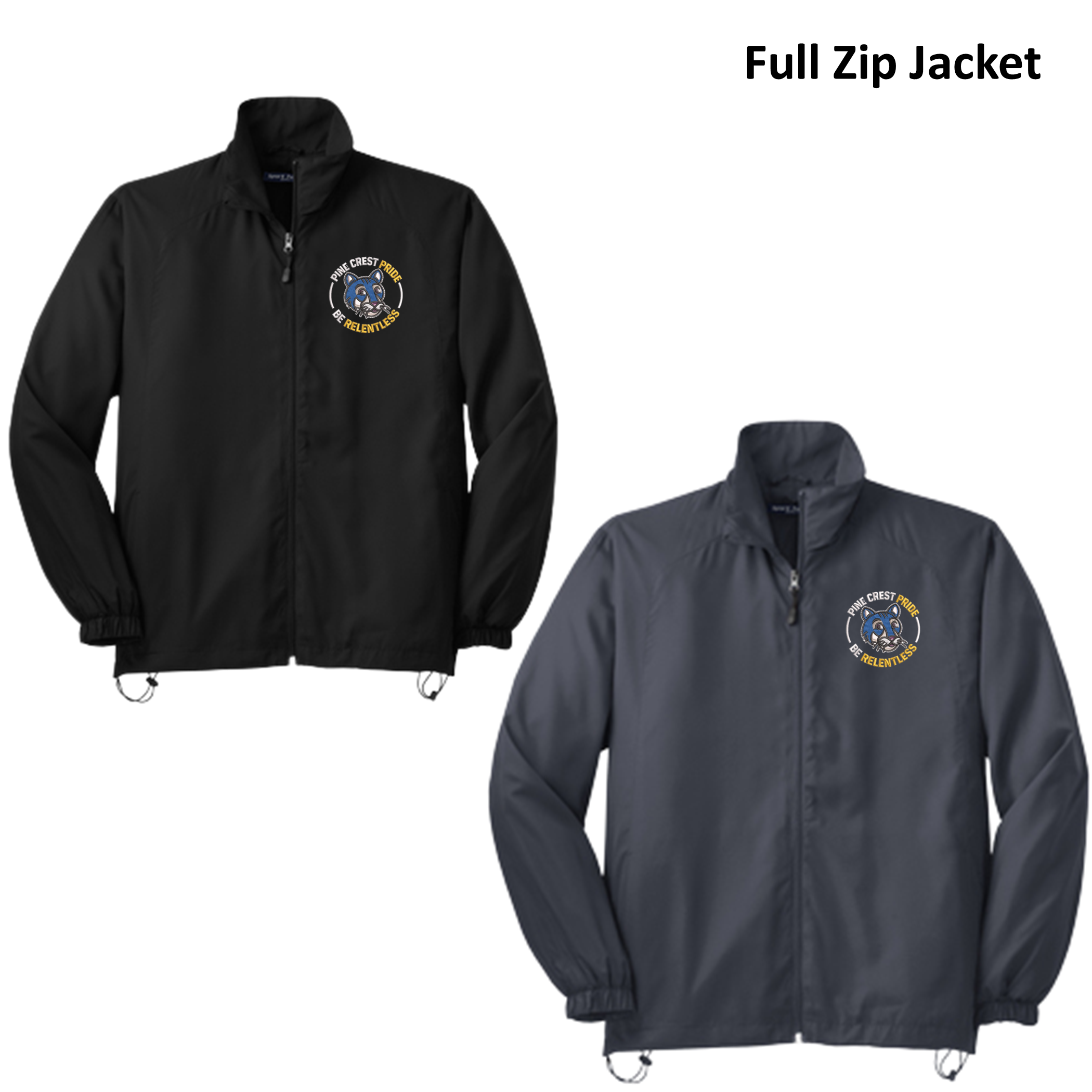 Pine Crest- Full Zip Jacket - New Logo
