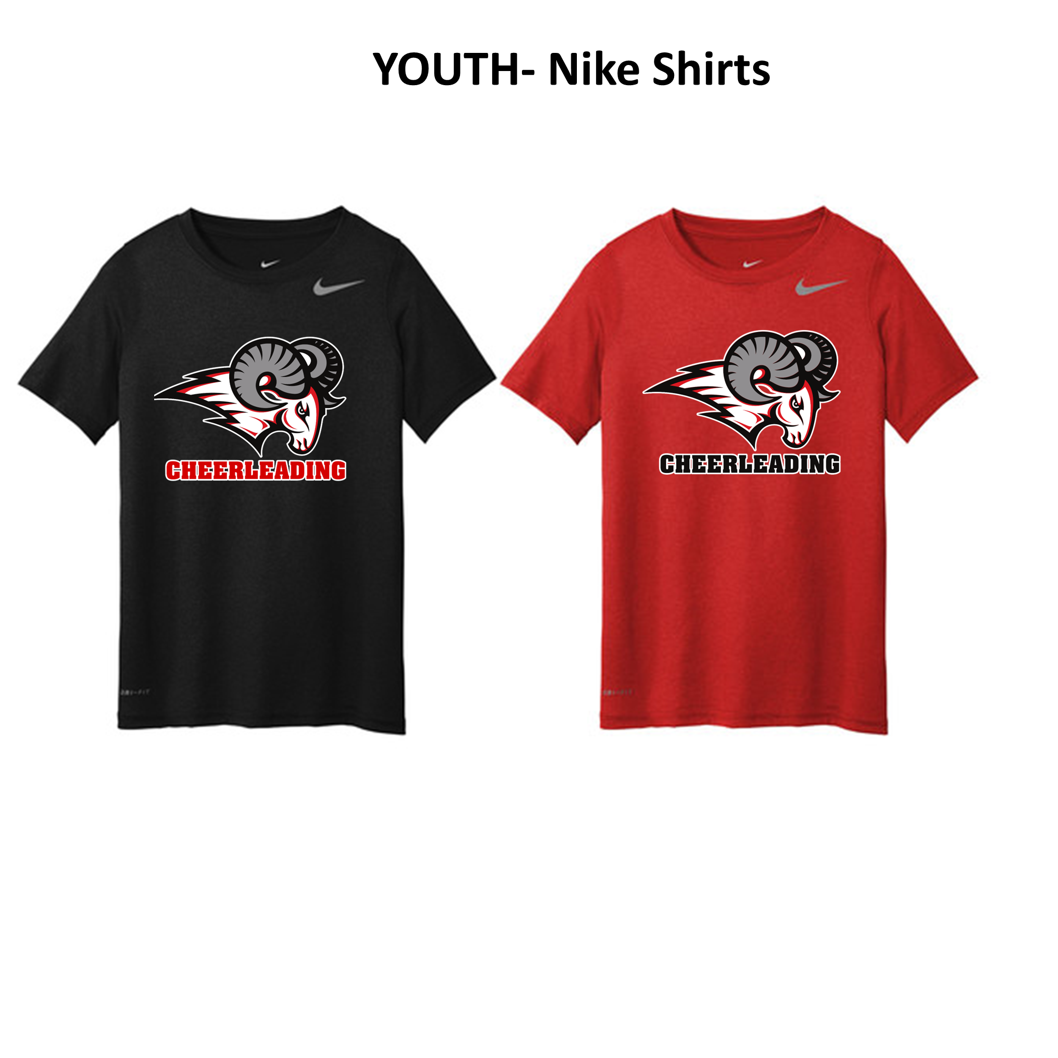 PWLM-Cheer-YOUTH Nike Tee