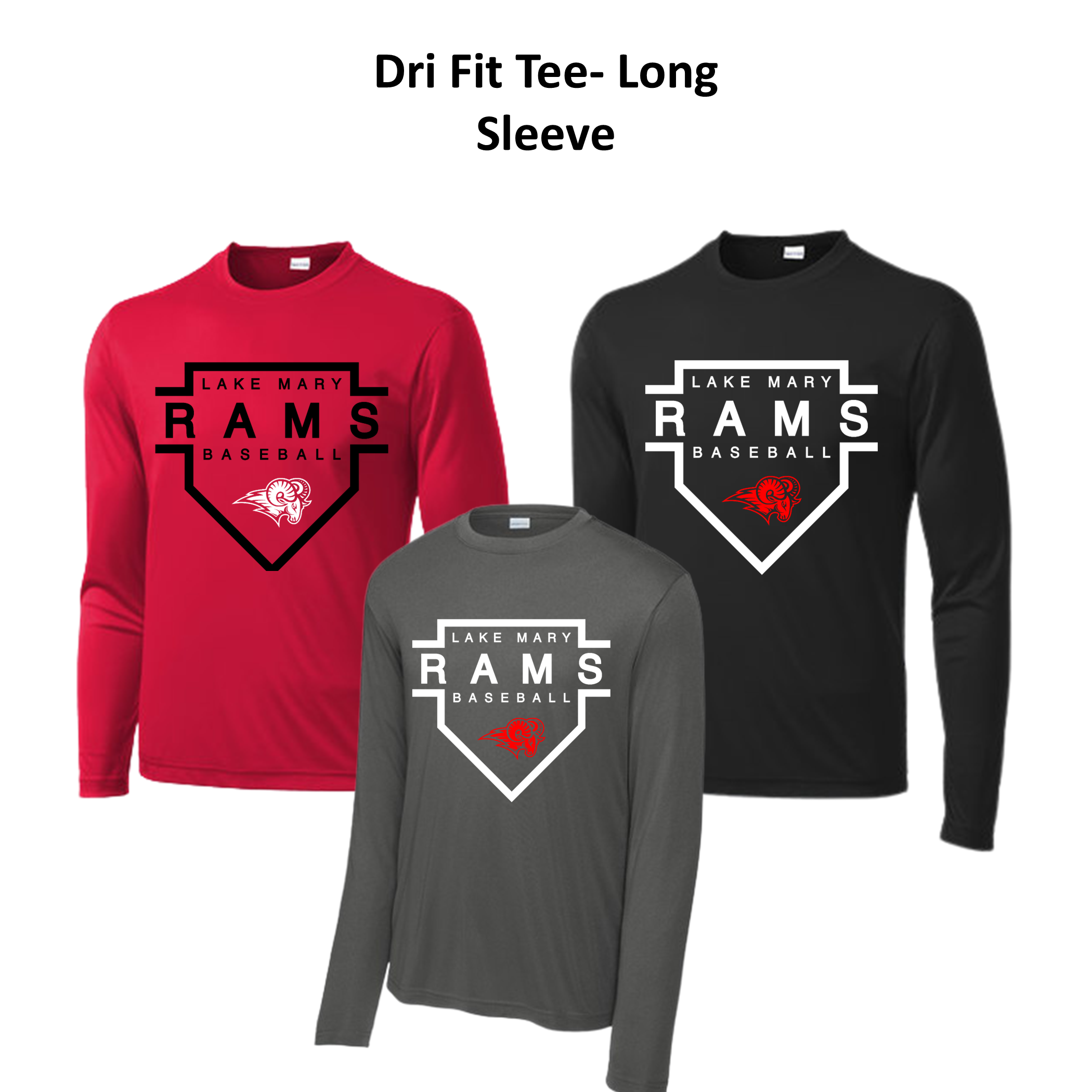 LM- Baseball- Long Sleeve- Unisex-PosiCharge Competitor Tee