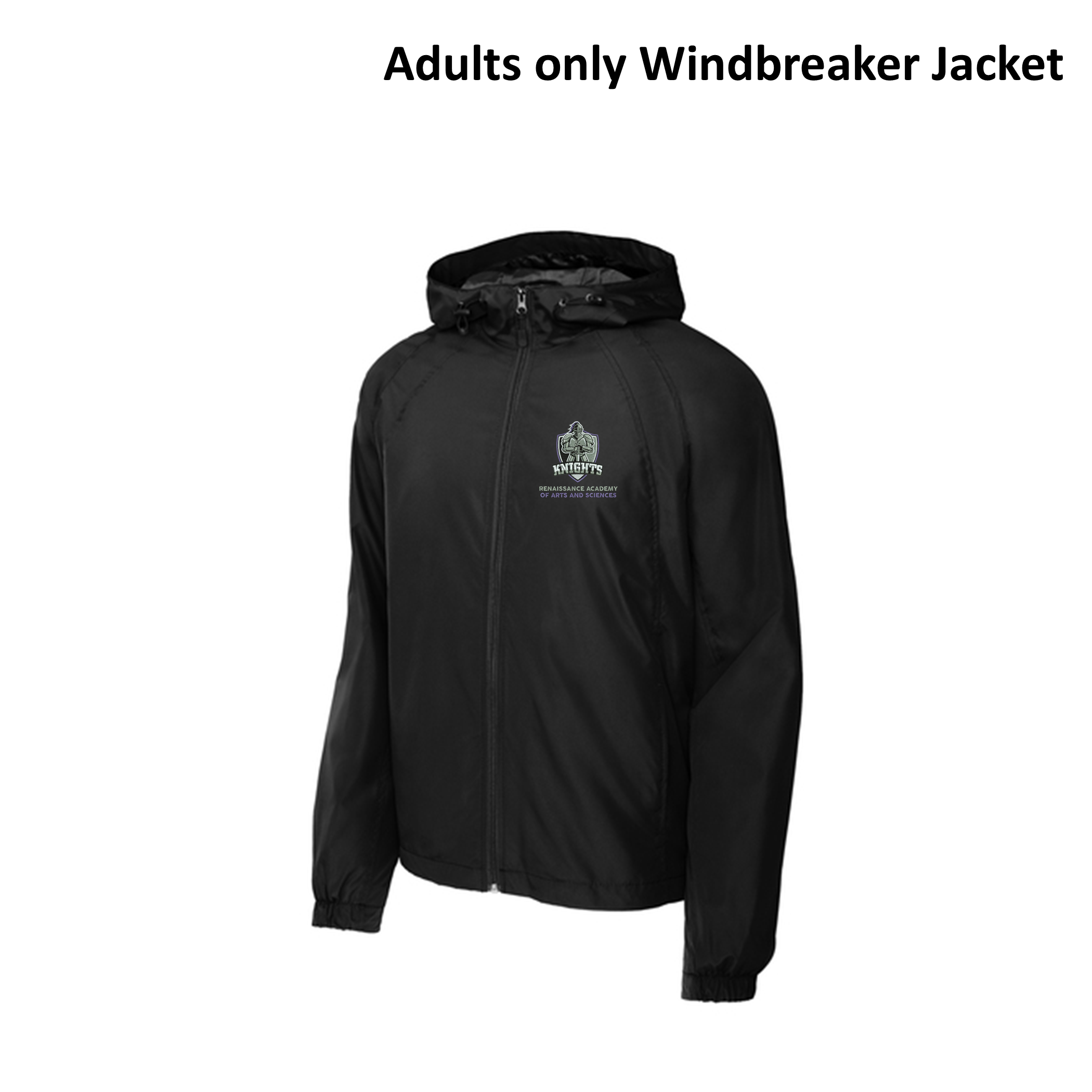 Renaissance - Knight logo-Windbreaker Full Zip Jacket