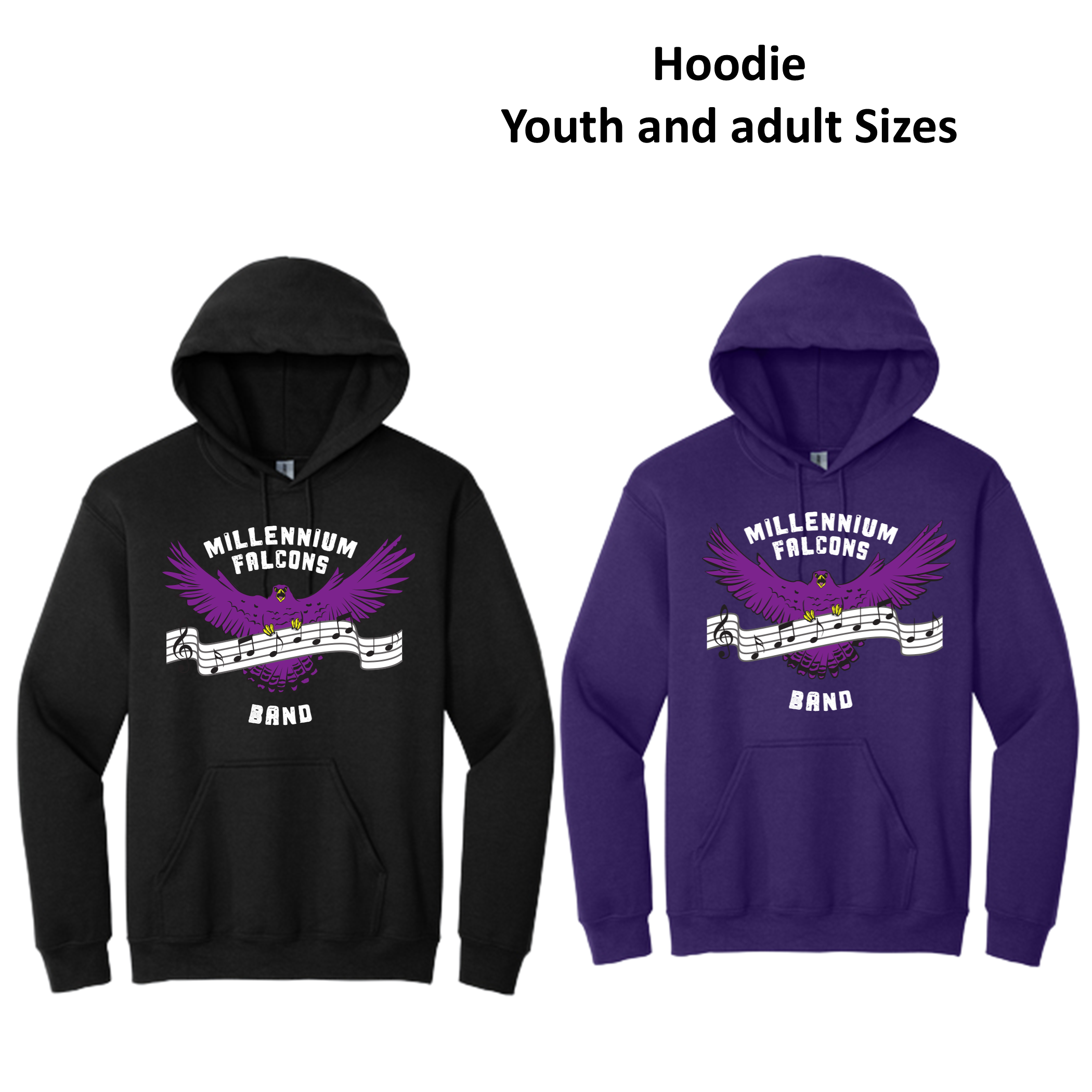 Millennium band- Heavy Blend Hoodie- 18500