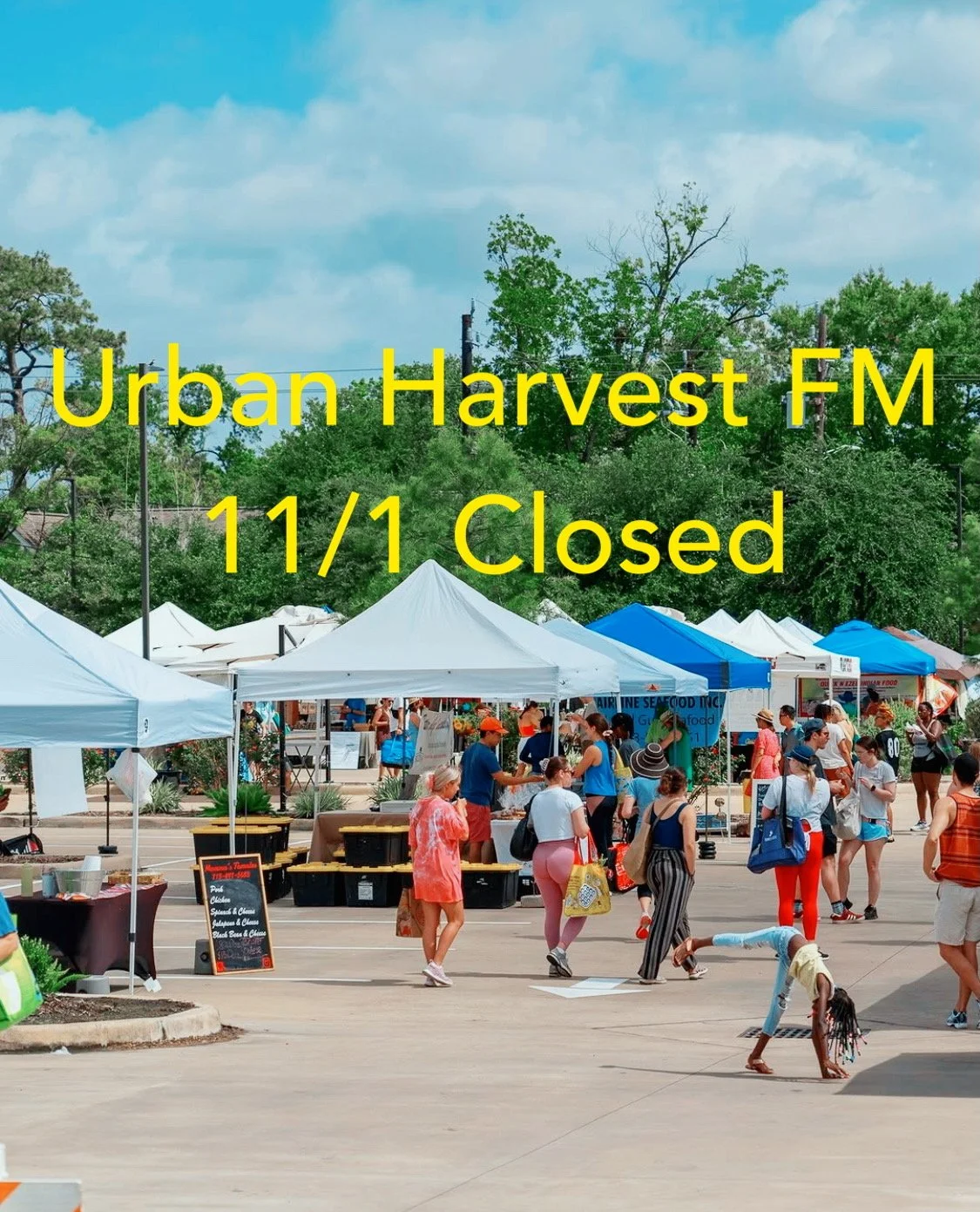 CLOSED!  Urban Harvest Farmers Market