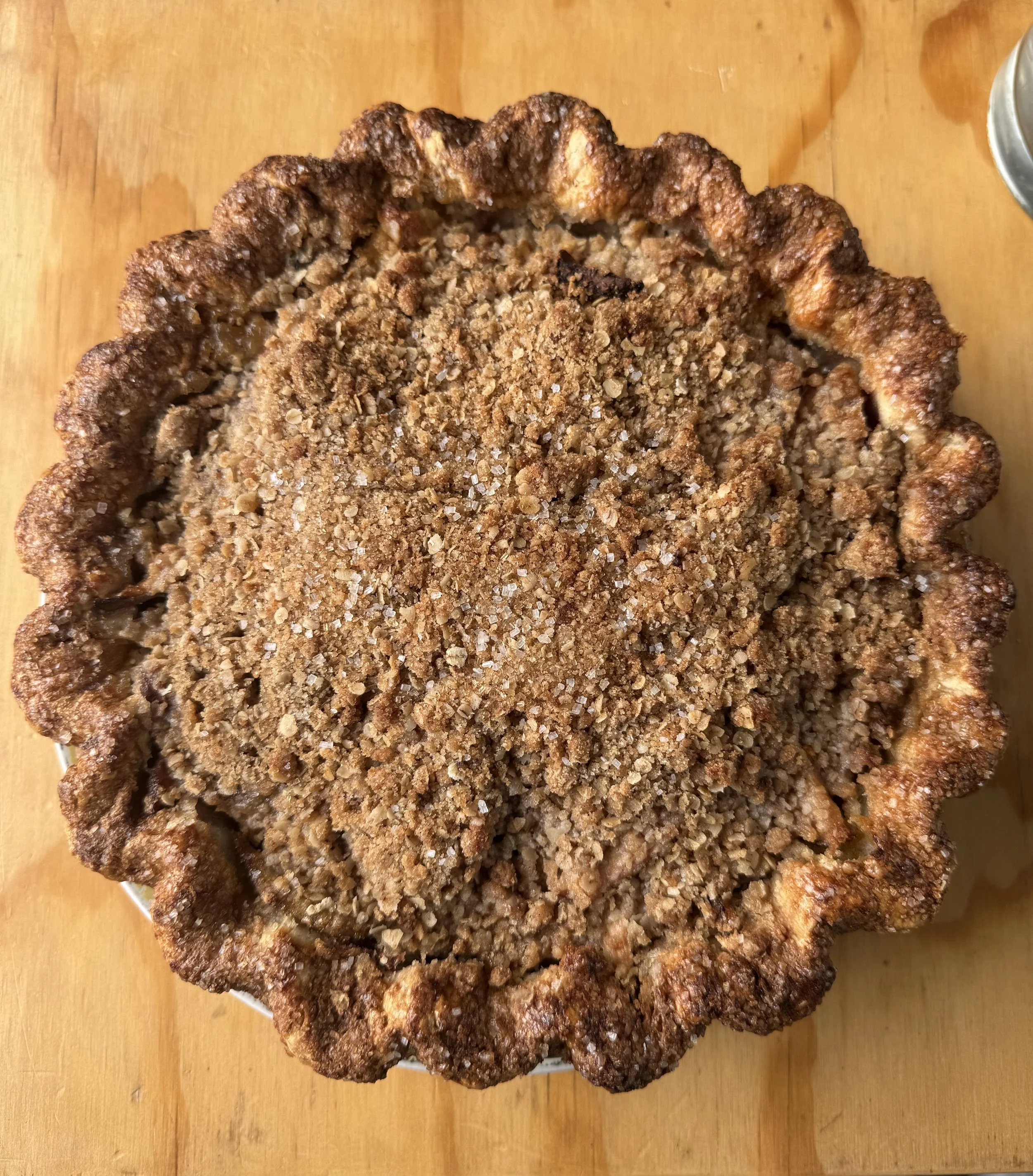 Vanilla Cardamom Pear Pie