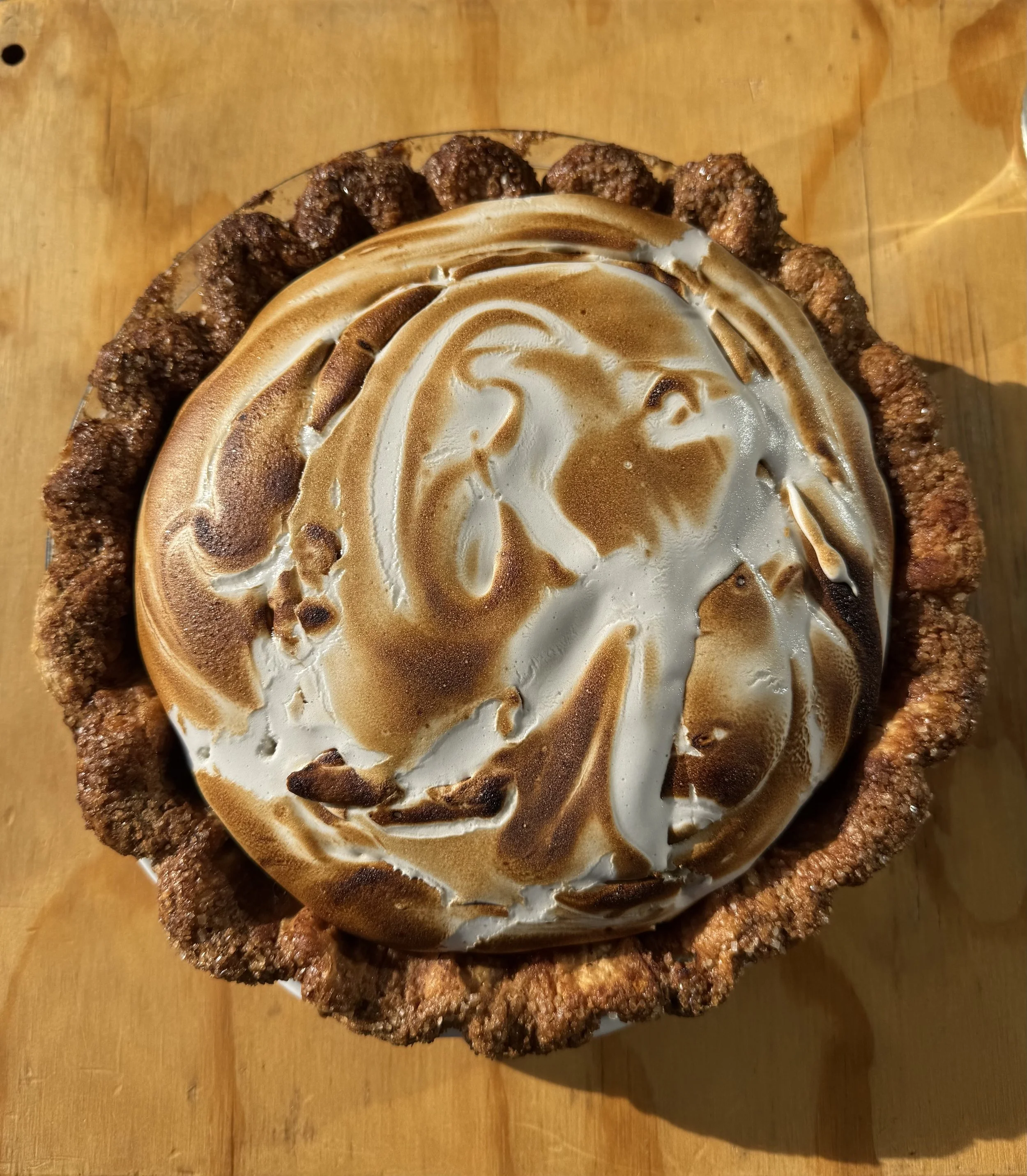 Bourbon Maple Sweet Potato Pie