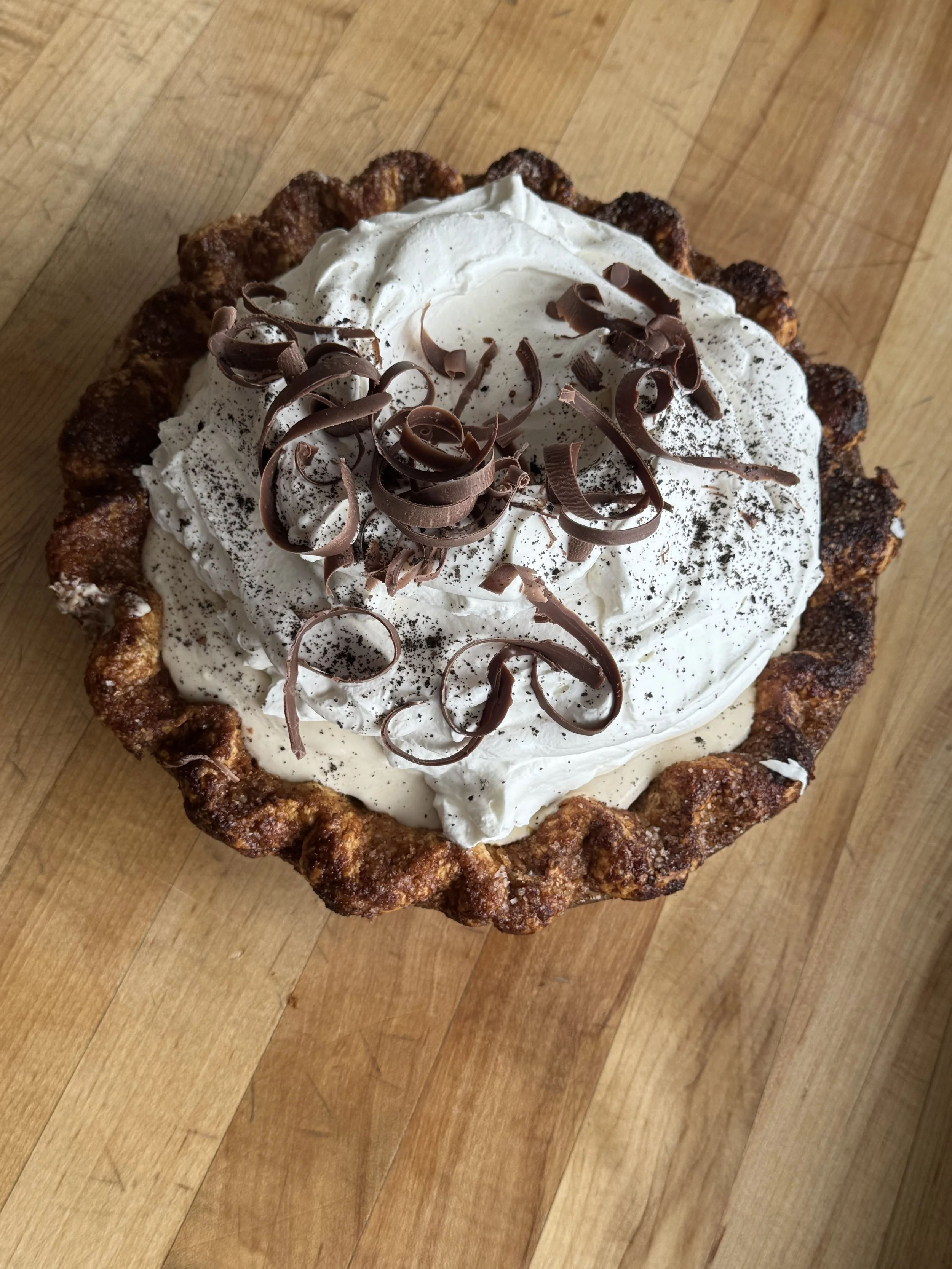 Brown Sugar Bourbon Ice box Pie