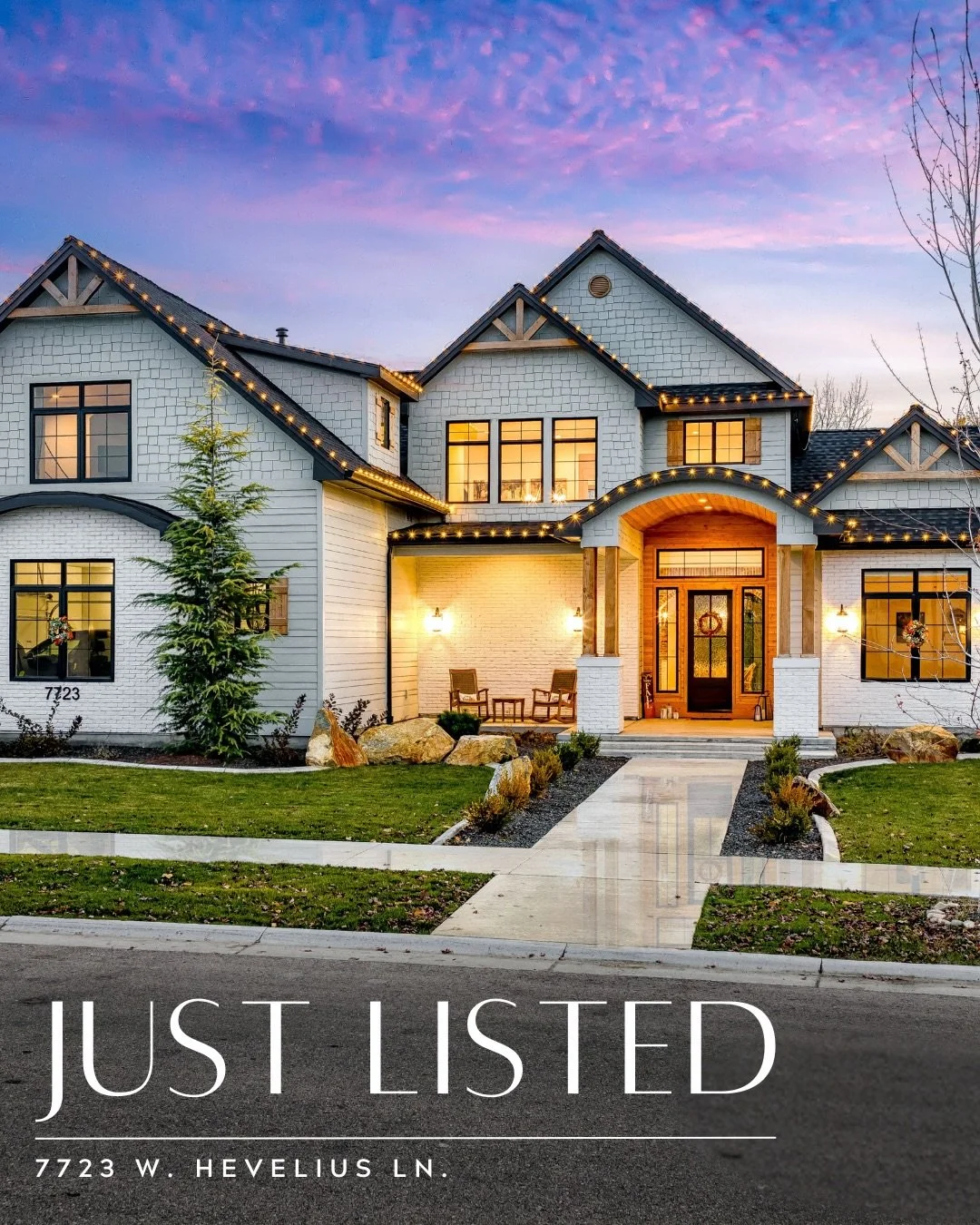 JUST LISTED ✨
⠀⠀⠀⠀⠀⠀⠀⠀⠀
7723 W Hevelius Ln - Eagle, ID
4,534 SF | 5 Bed + Office | 3.5 Bath | Bonus Room
⠀⠀⠀⠀⠀⠀⠀⠀⠀
Offered at $2,297,000
⠀⠀⠀⠀⠀⠀⠀⠀⠀
Experience a perfect blend of refined comfort and luxury living in this stunning custom-built waterfron