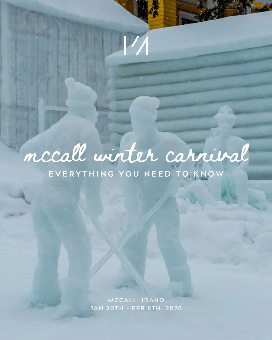 McCall Winter Carnival 2026 is almost here! ❄️✨🎆
⠀⠀⠀⠀⠀⠀⠀⠀⠀
📌 Save this post for your trip!
⠀⠀⠀⠀⠀⠀⠀⠀⠀
If you&rsquo;re looking for the best winter events in Idaho, this is the one you can&rsquo;t miss. From the legendary giant snow sculptures to the 